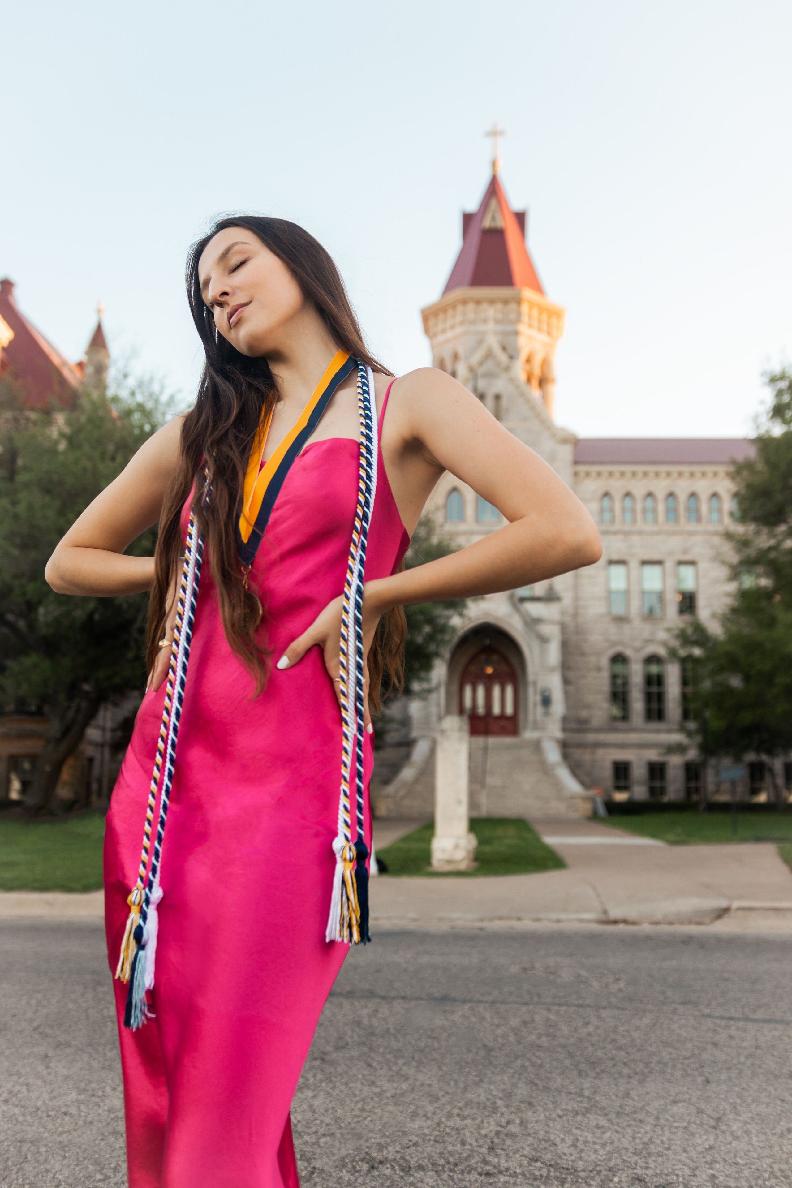 Marisa’s senior photoshoot at St. Edwards University