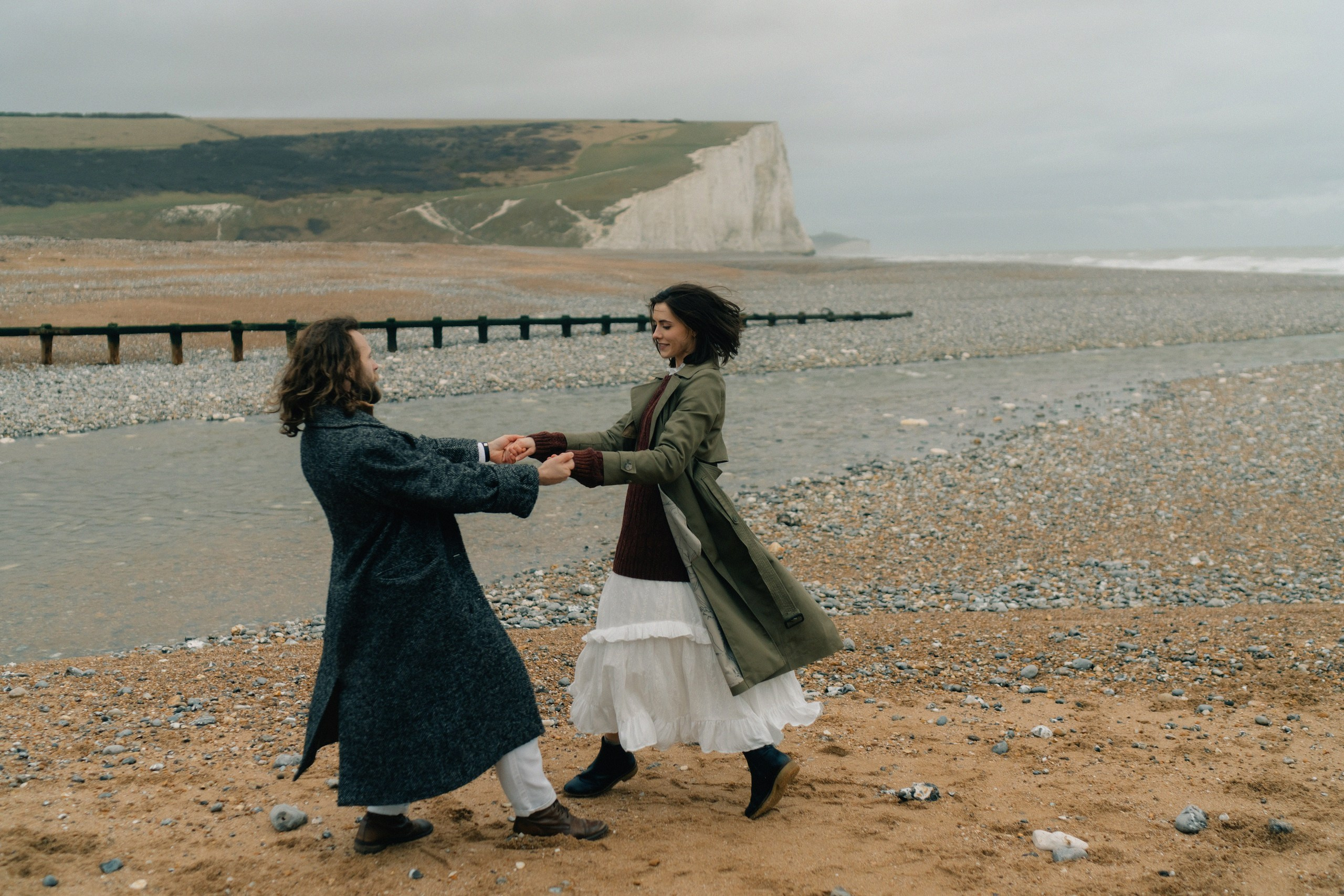 Engagement session in Seven Sisters. London portrait and family photographer