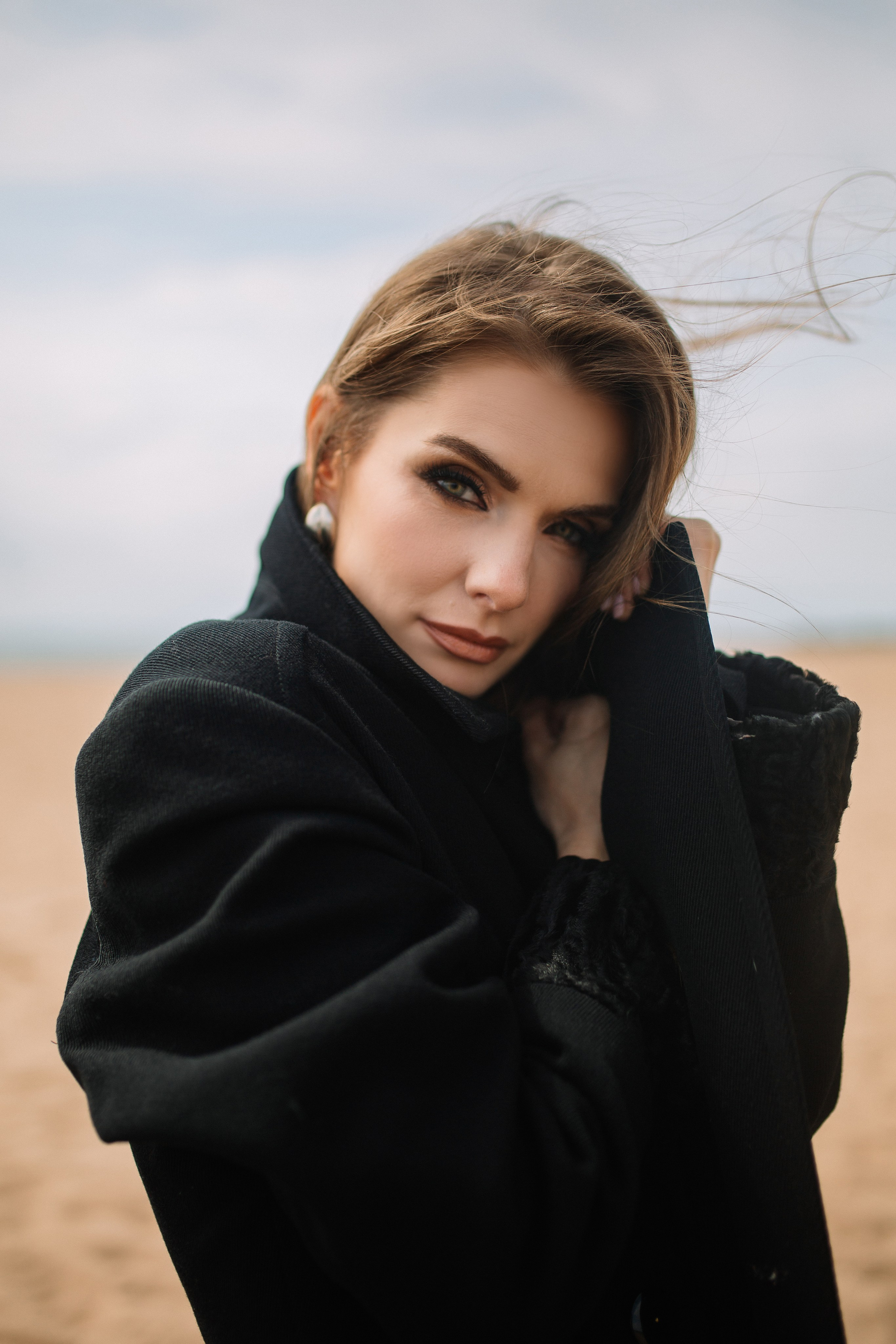 Portrait.Woman.Ocean. Photographer NYC