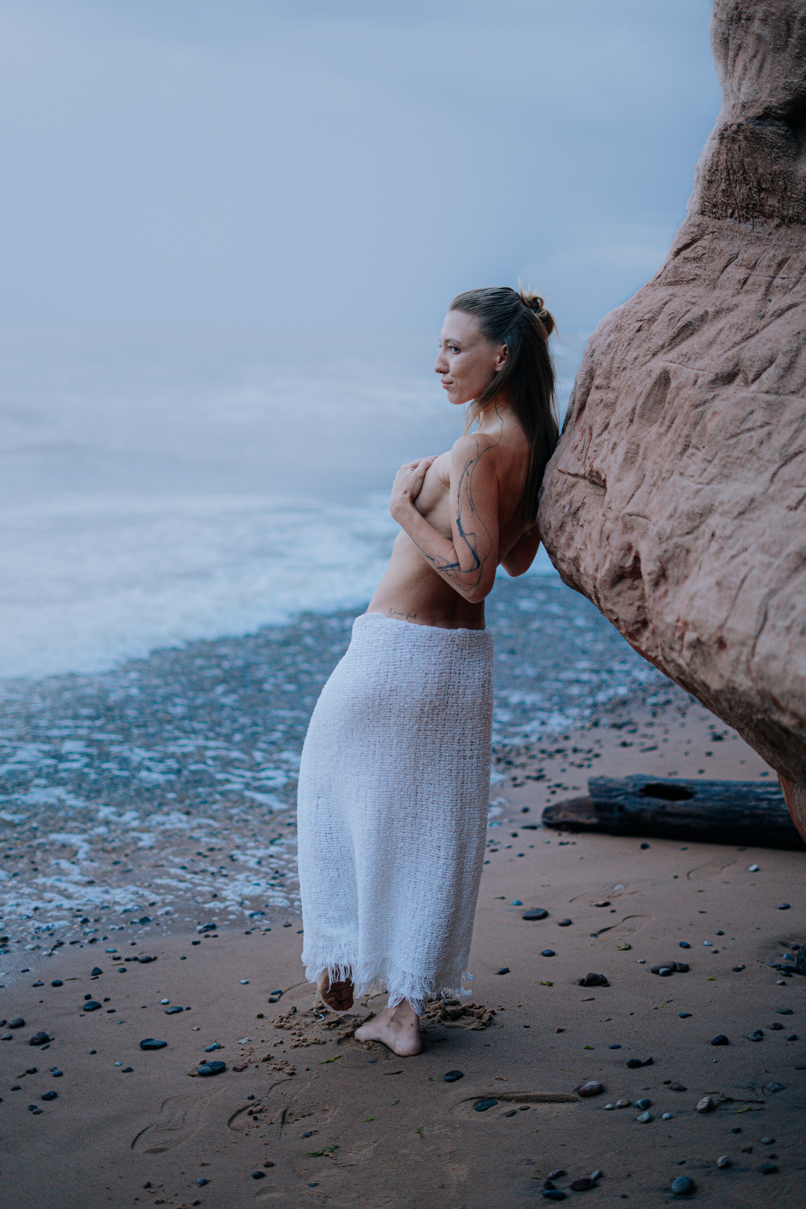 Sea meets silence. Potrait Photography Arjunovision