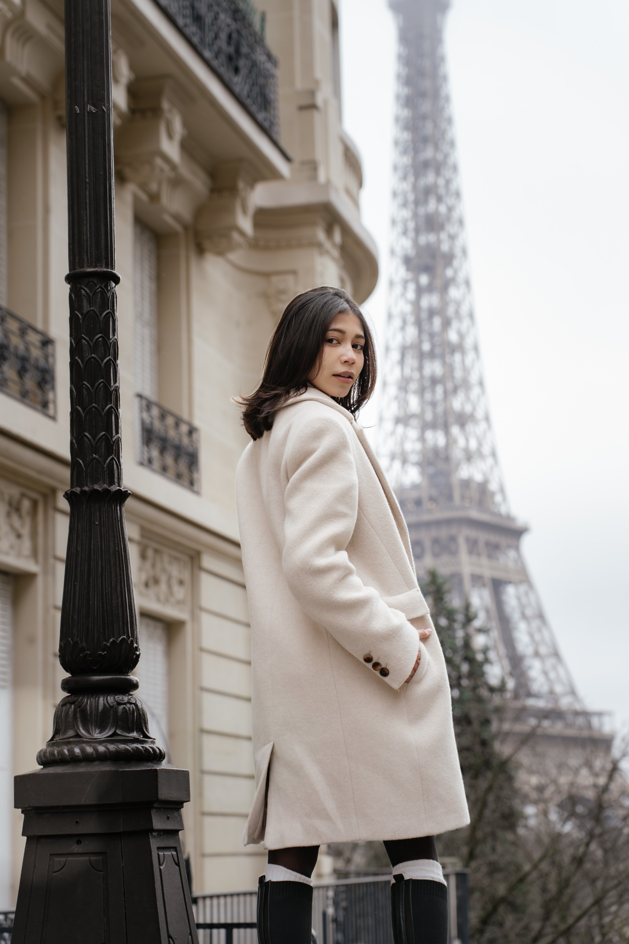 Solo Portrait Session: Louvre & Eiffel Tower. Paris Photographer & Videographer