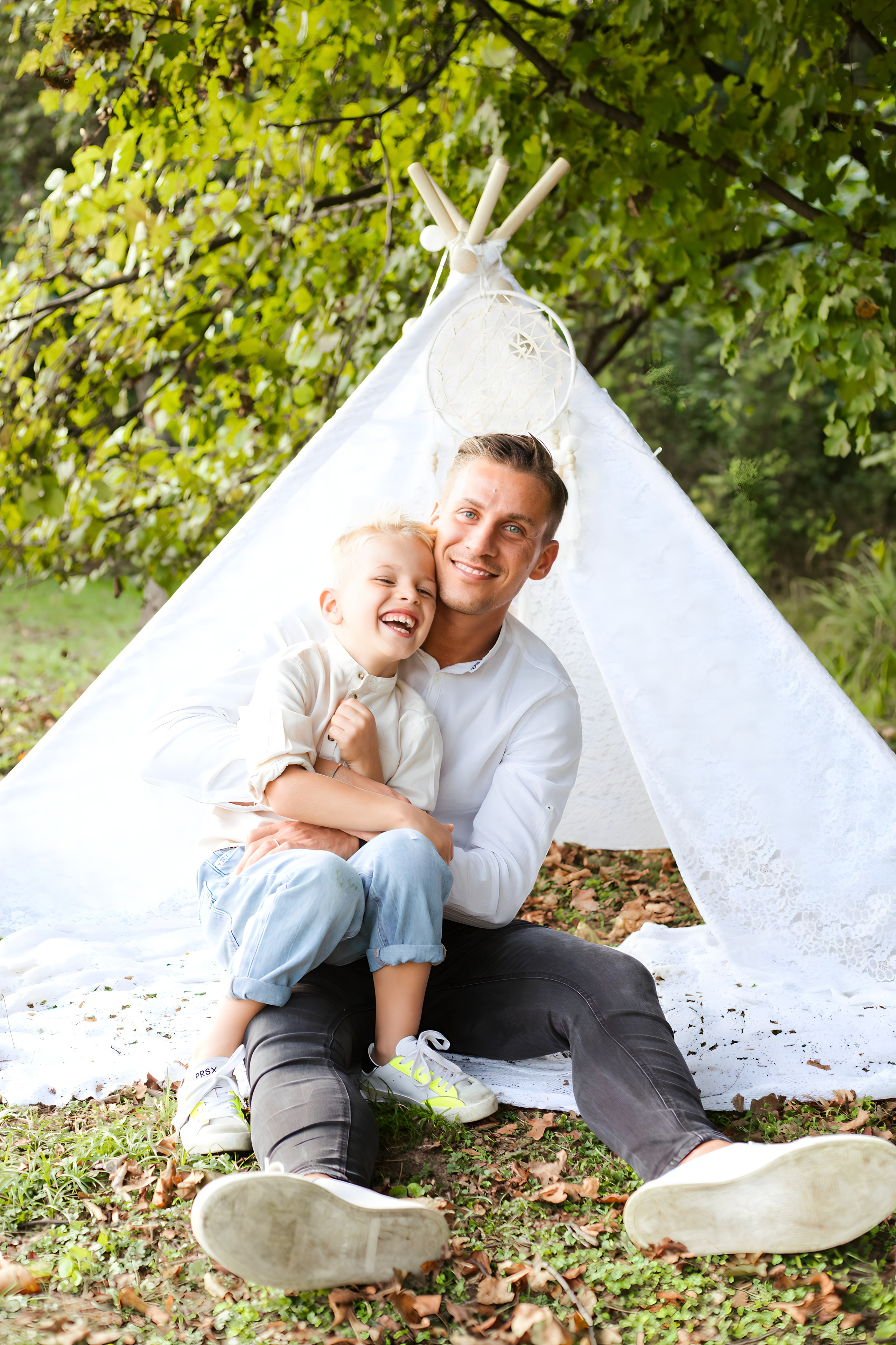 Maggie e la sua bellissima famiglia. Luci e Capricci Photography