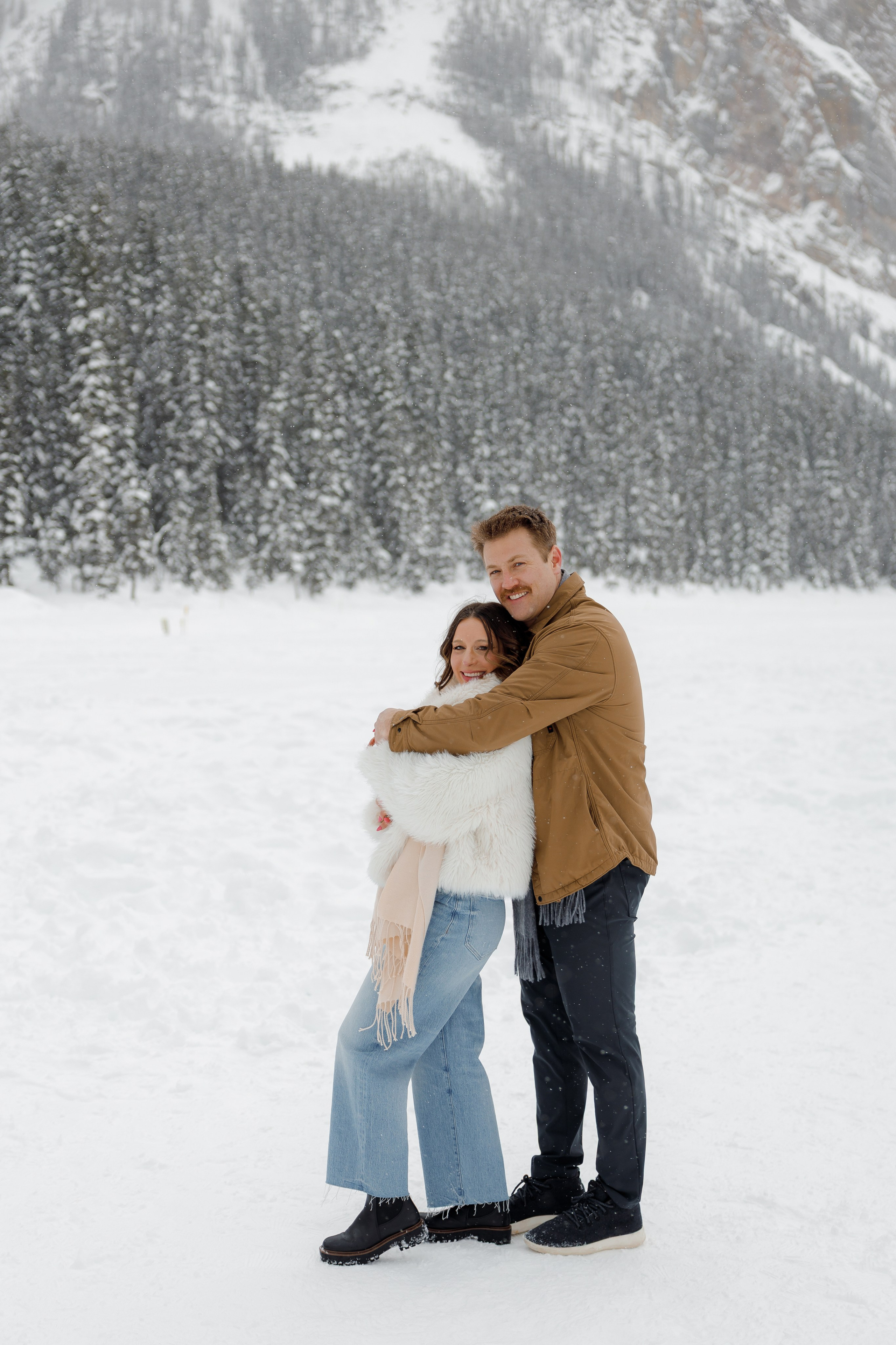 Lake Louise engagement session. Home