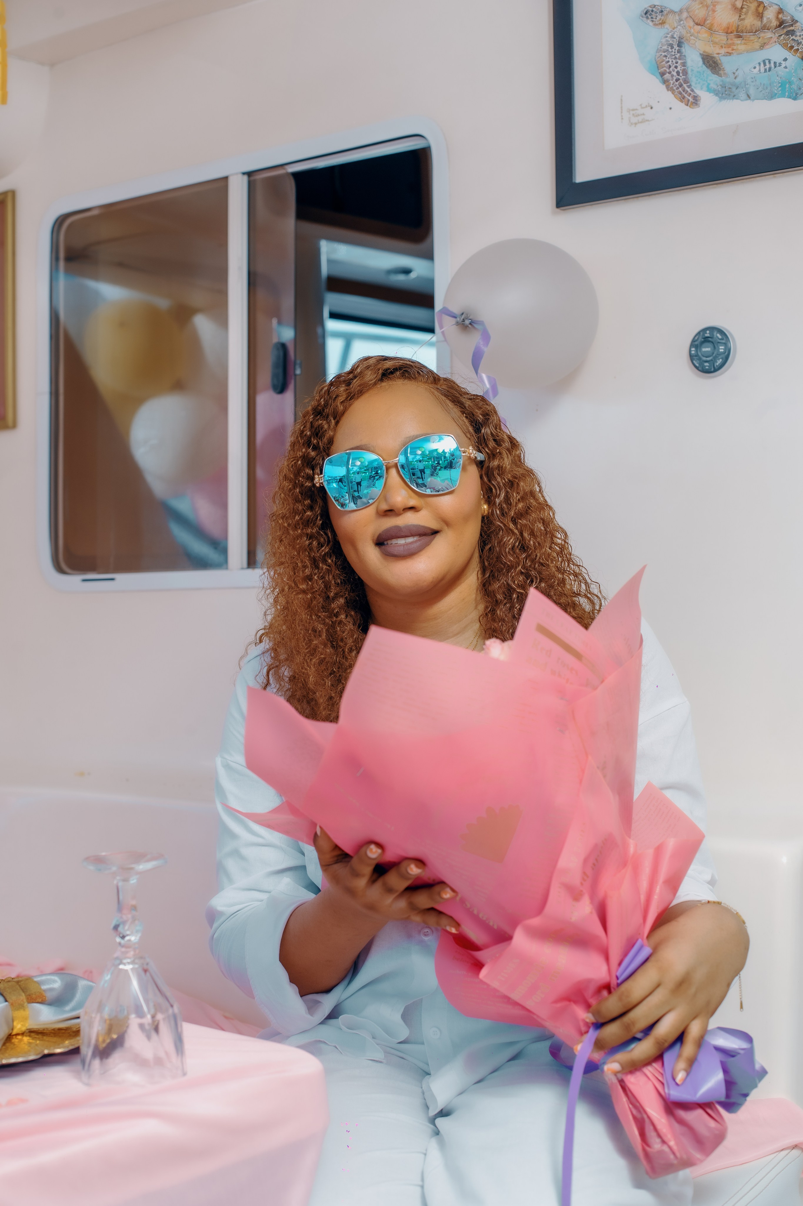 Hilda’s Birthday Yacht ride session. A creative consultant based in Mombasa, Kenya