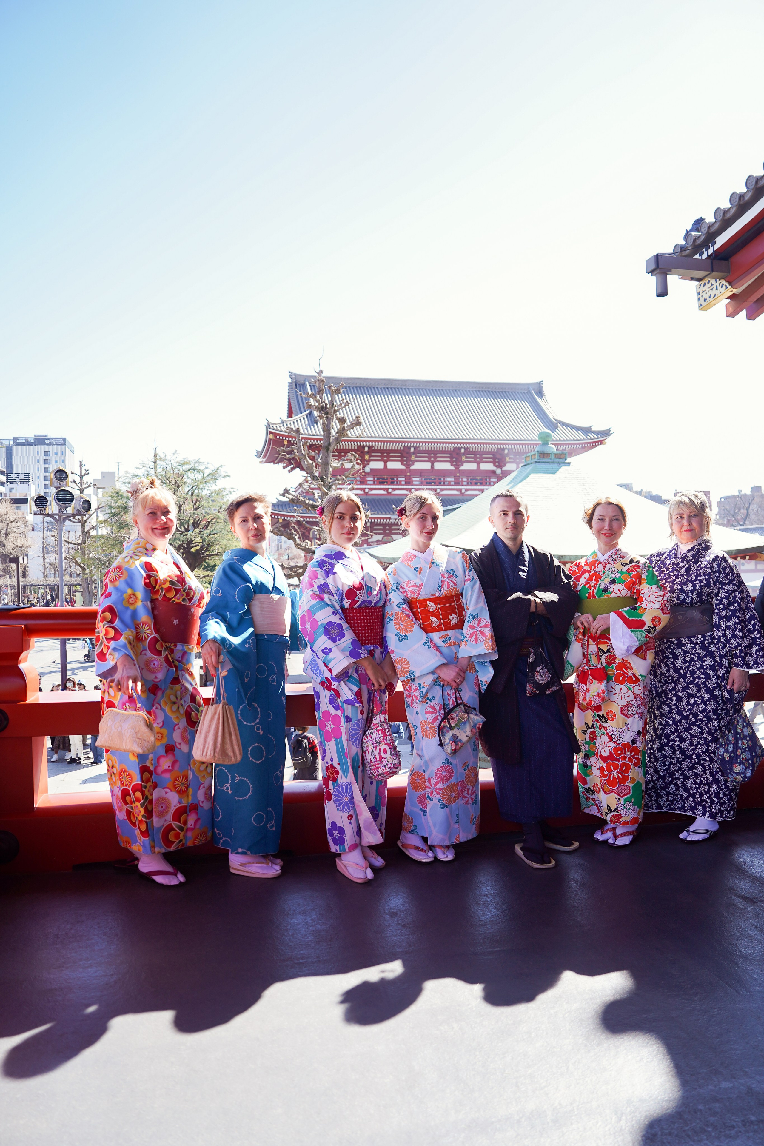 Tour Group Photoshoot. Фотограф в Токио Япония