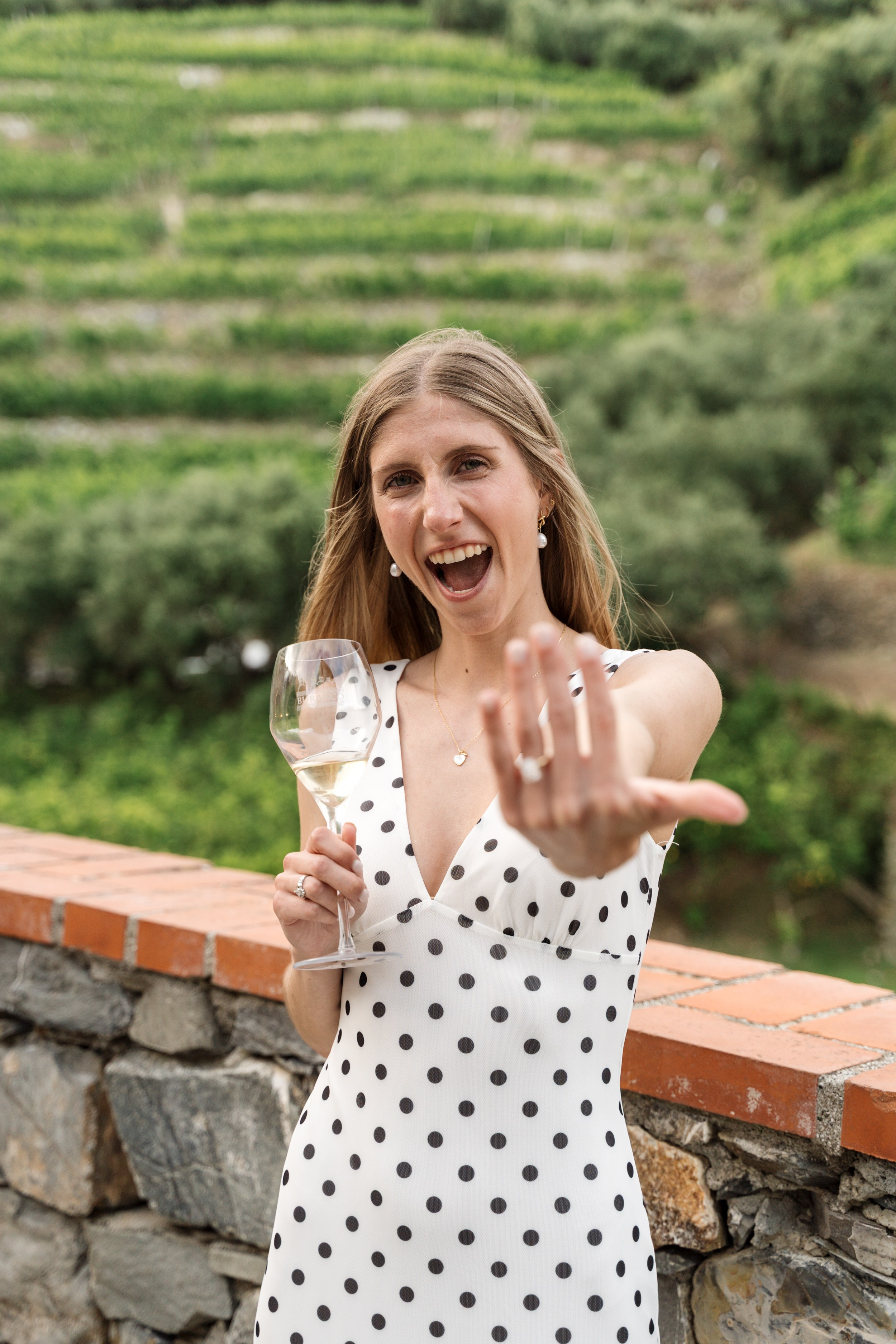 Secret Proposal at a Winery. Lake Como Proposal Photographer | Surprise Proposals & Engagements