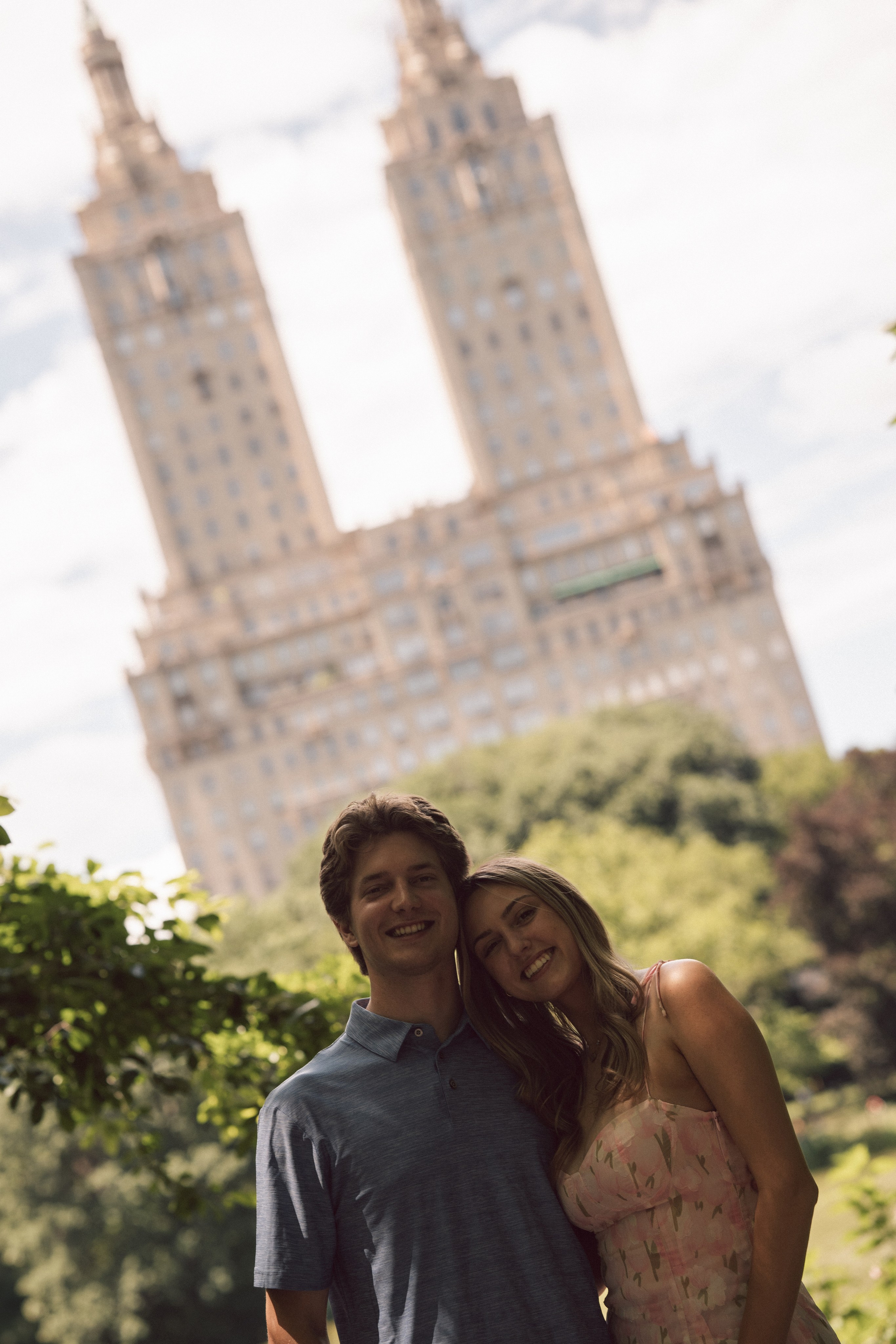 Surprise proposal Central Park. New York + destination photographer