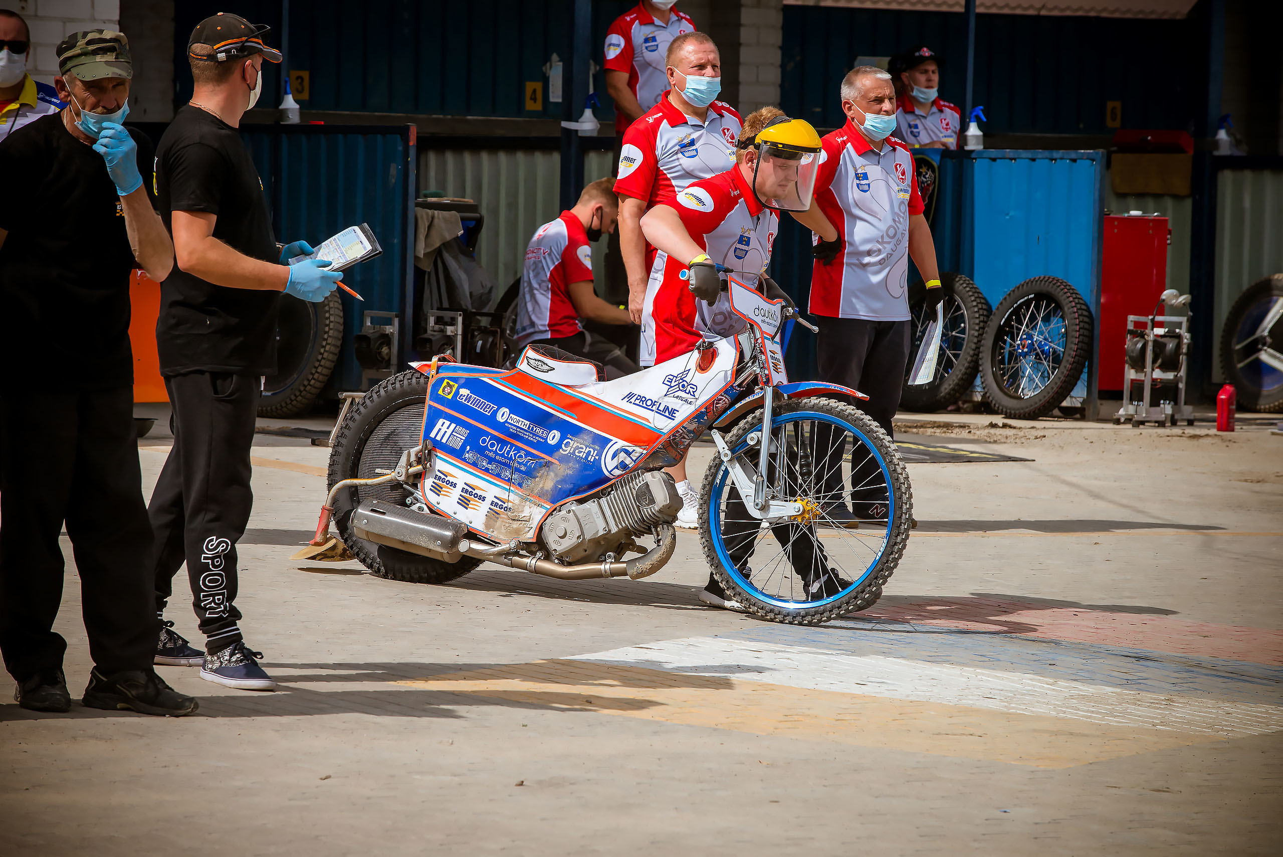 Lokomotiv Daugavpils — eWinner Apator Toruń / 2020-08-02. Fotogrāfs Romualds Rubenis un Artemijs Stašāns
