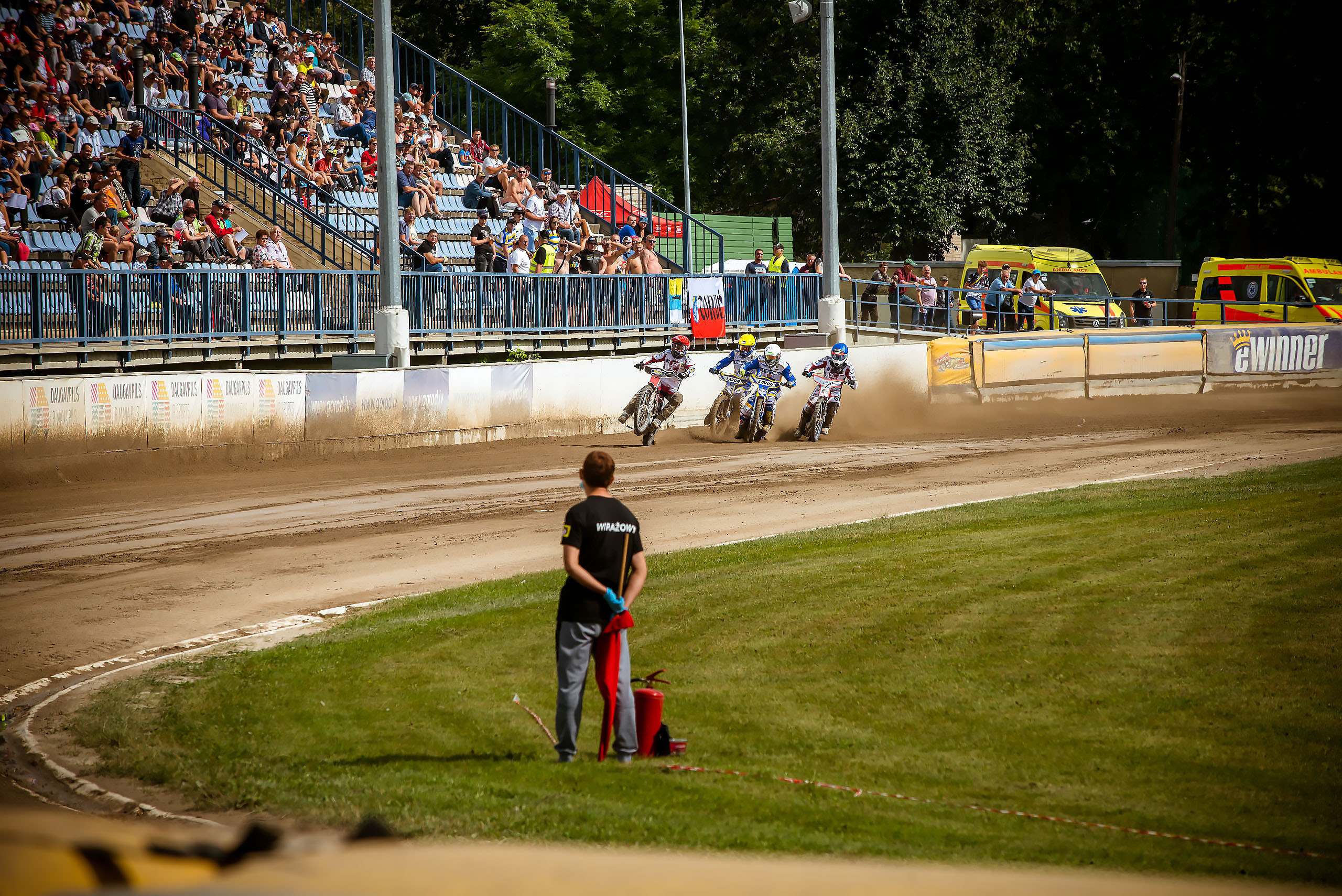 Lokomotiv Daugavpils — eWinner Apator Toruń / 2020-08-02. Fotogrāfs Romualds Rubenis un Artemijs Stašāns