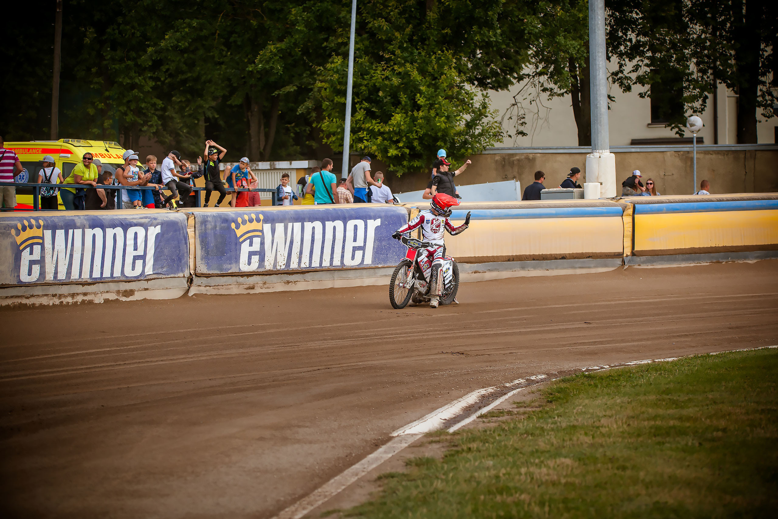 Lokomotiv Daugavpils — eWinner Apator Toruń / 2020-08-02. Fotogrāfs Romualds Rubenis un Artemijs Stašāns
