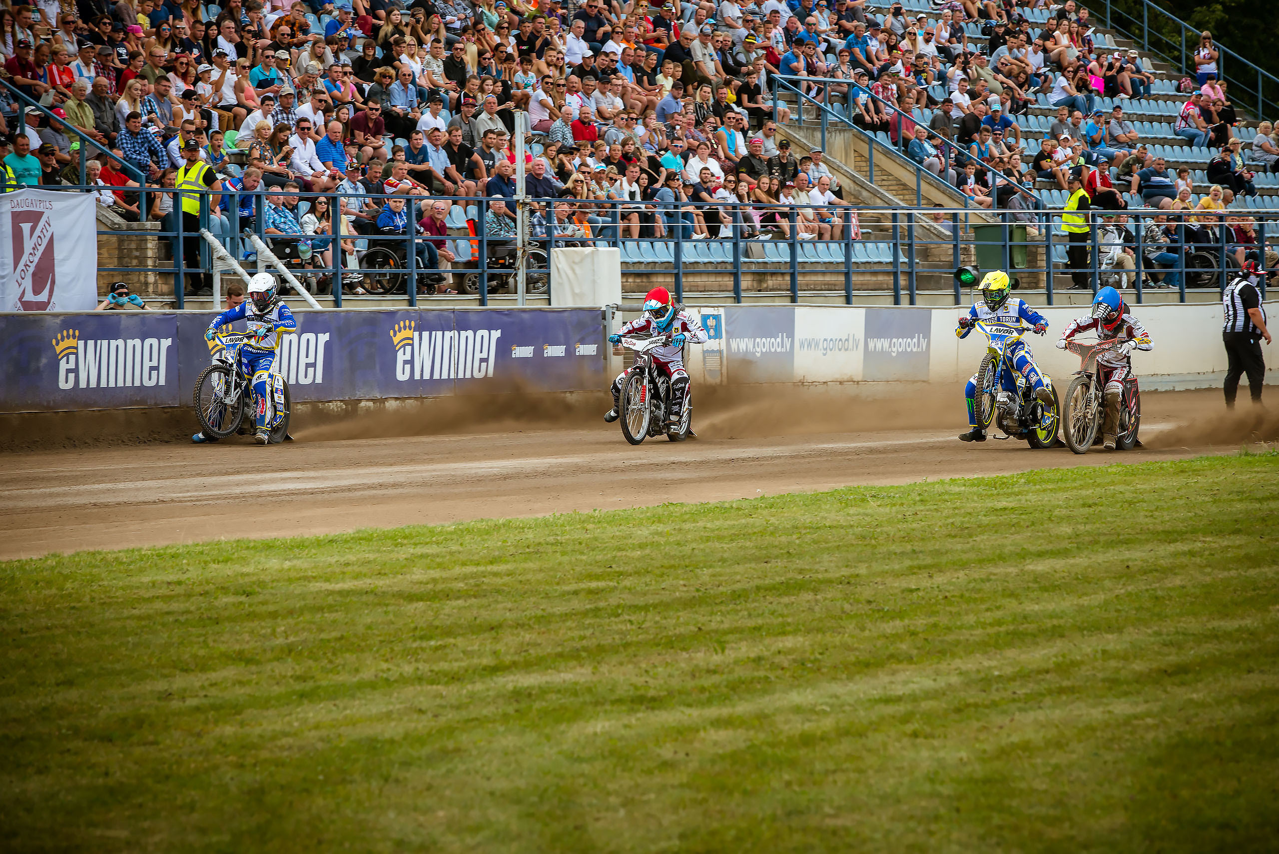 Lokomotiv Daugavpils — eWinner Apator Toruń / 2020-08-02. Fotogrāfs Romualds Rubenis un Artemijs Stašāns