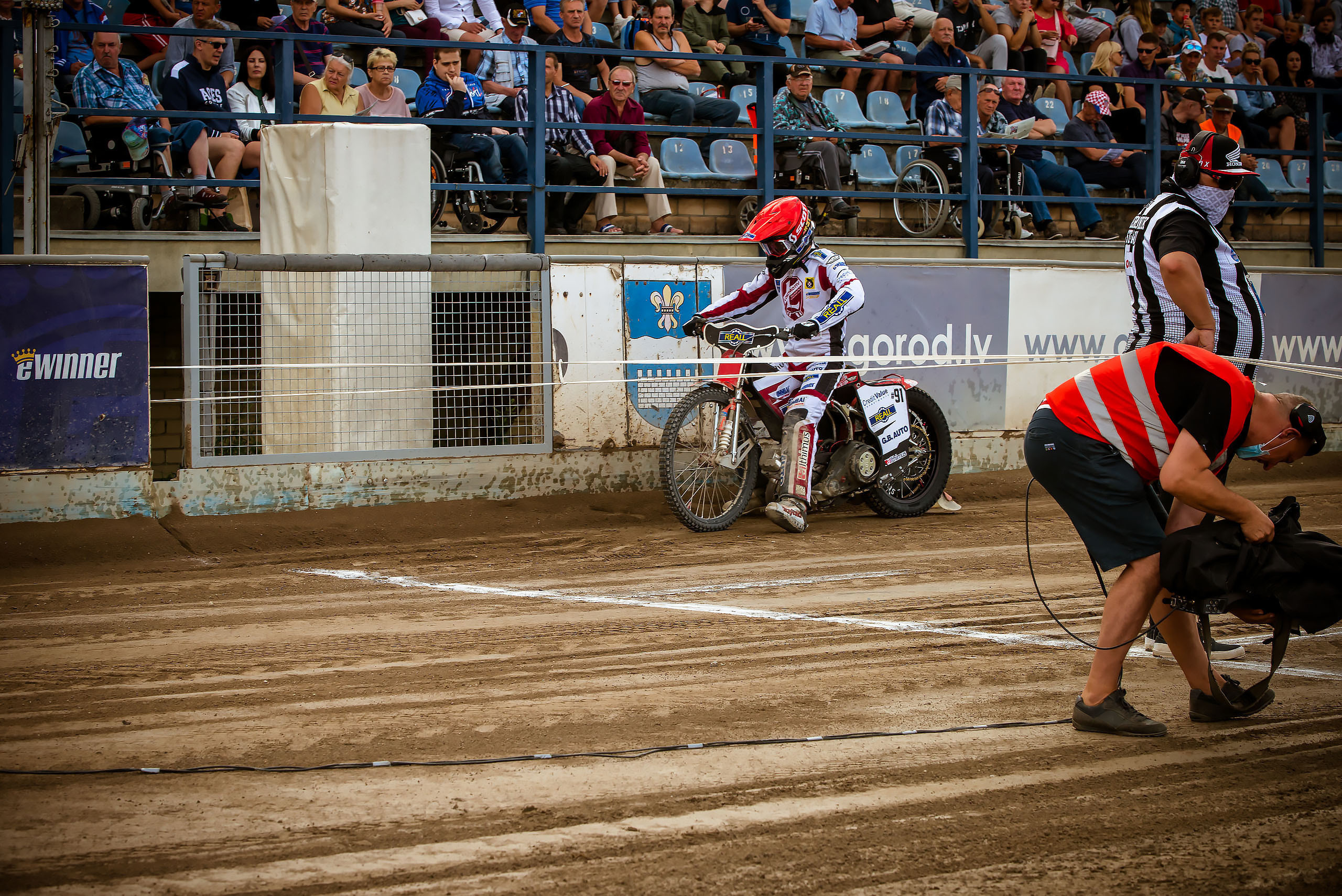 Lokomotiv Daugavpils — eWinner Apator Toruń / 2020-08-02. Fotogrāfs Romualds Rubenis un Artemijs Stašāns
