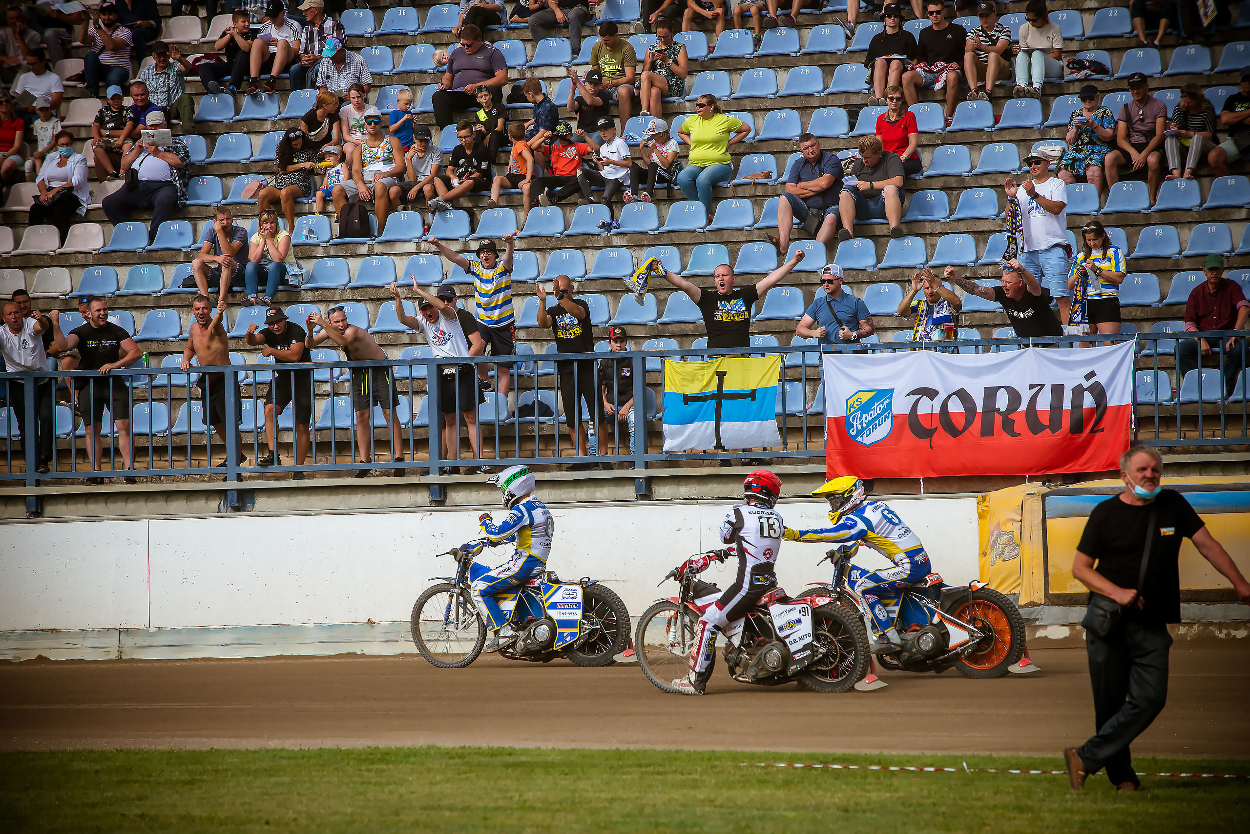 Lokomotiv Daugavpils — eWinner Apator Toruń / 2020-08-02. Fotogrāfs Romualds Rubenis un Artemijs Stašāns