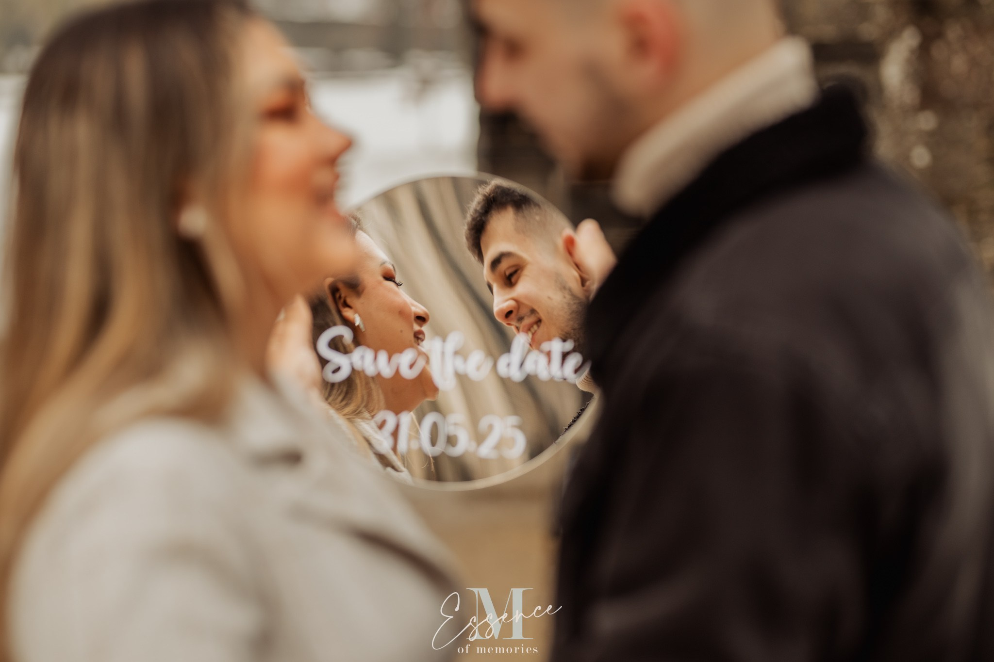 Save the Date Loredana & Daniel — Foto Castel Brabant Valon | Essence of Memories. Essence of Memories — Wedding & Event Photographer in Brussels, Belgium
