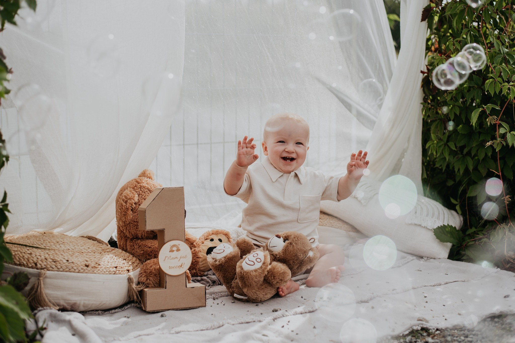 Roczek Stasia. Dominika Strachacka Fotografia | Fotograf ślubny i rodzinny Opole Lubelskie Lublin