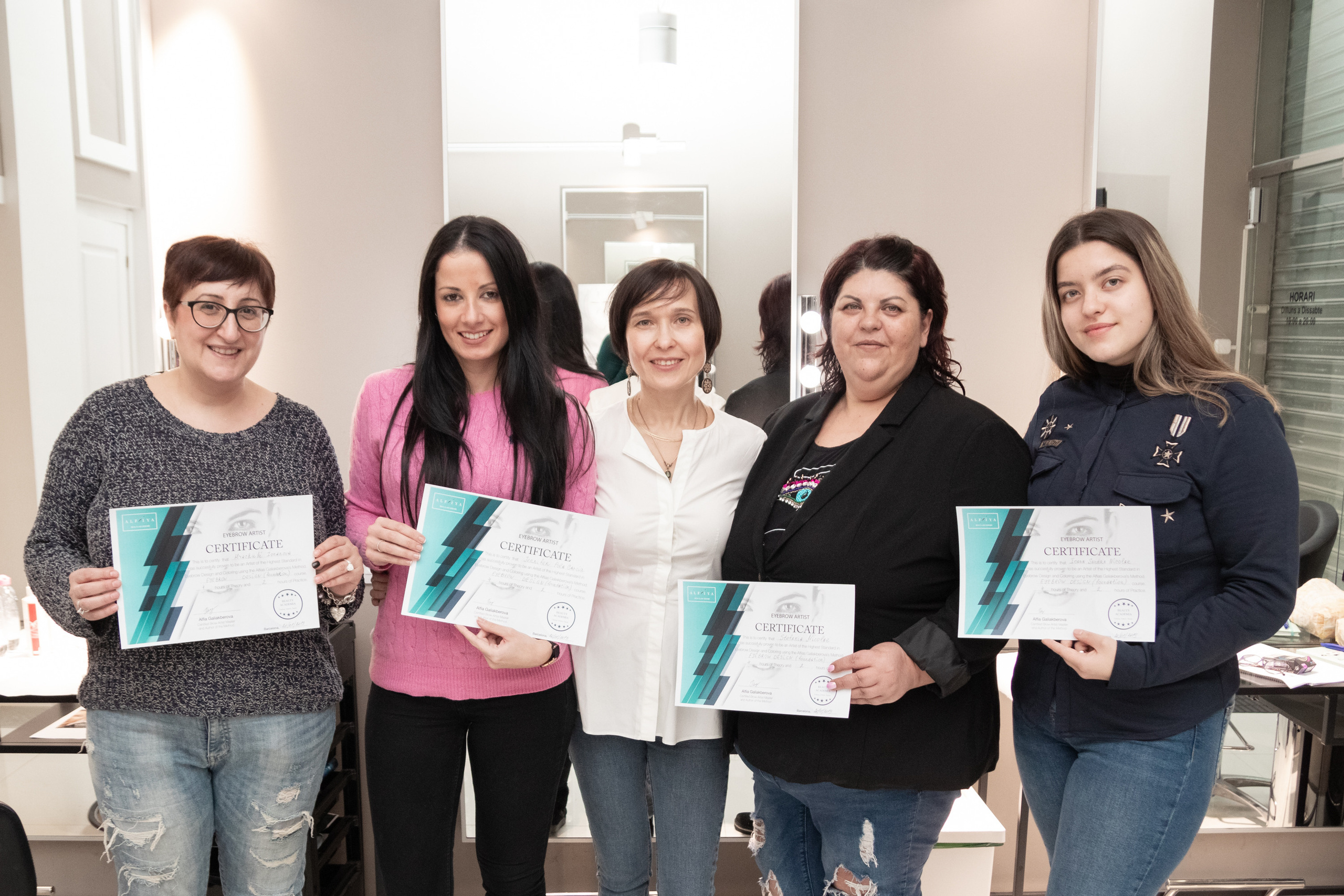 AlfaBrows masterclass. Visual content creator, photographer in Eindhoven Anastasia Sarkisova