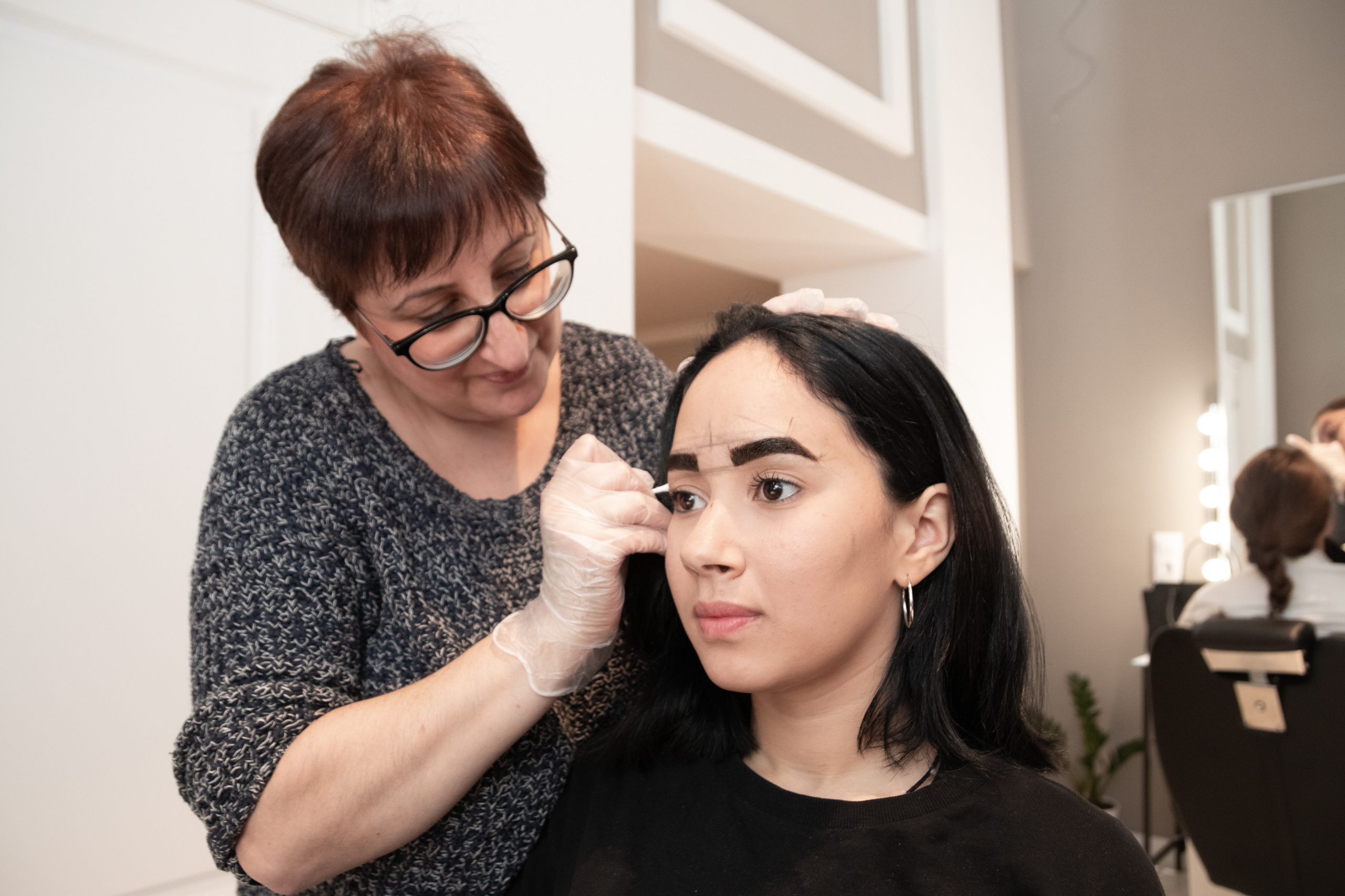 AlfaBrows masterclass. Visual content creator, photographer in Eindhoven Anastasia Sarkisova