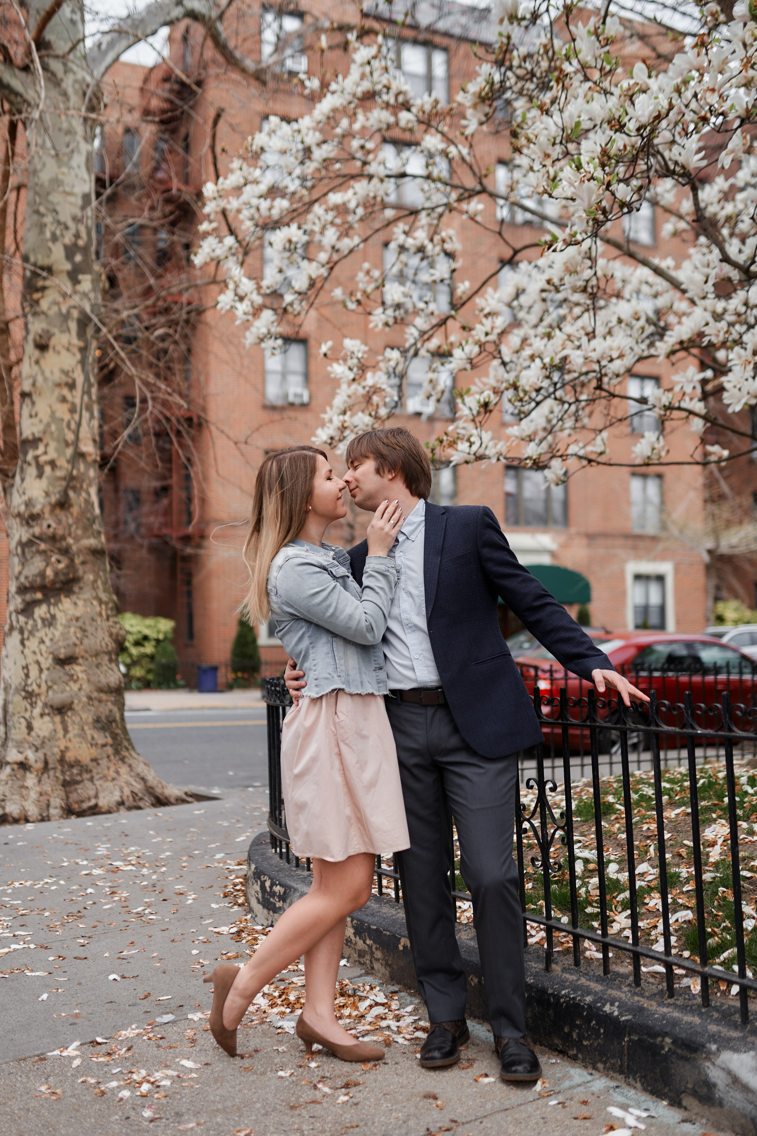Engagement photo shoot NYC. Professional Wedding and event photographer USA New York