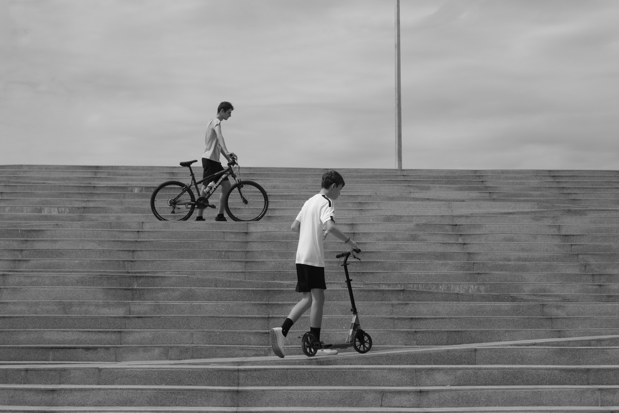 B&W Street. Humanistic street photographer in Bucharest