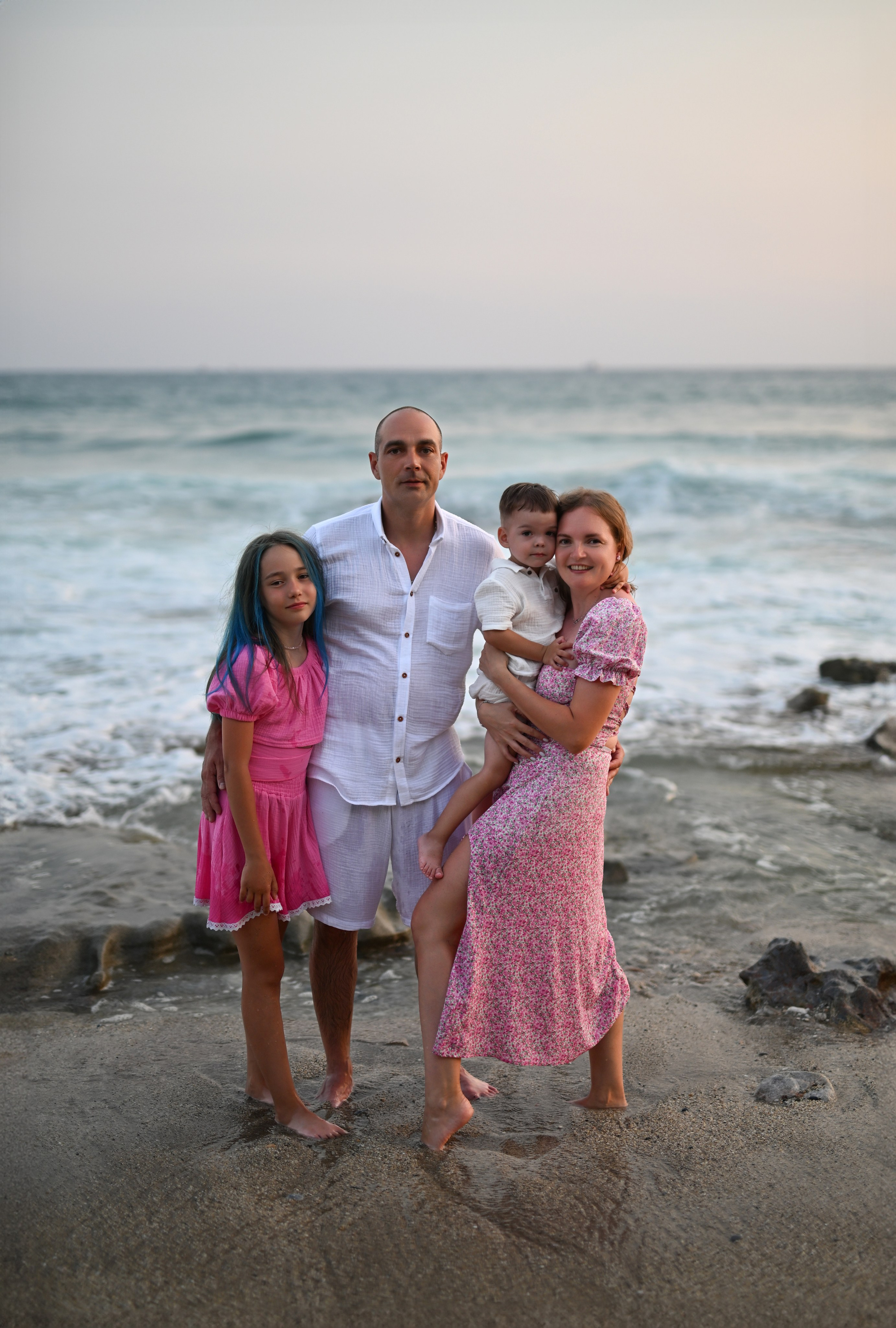 Семейная съемка на пляже Клеопатра. Фотограф в Алании (Аланье), Сиде, Манавгате. Турция