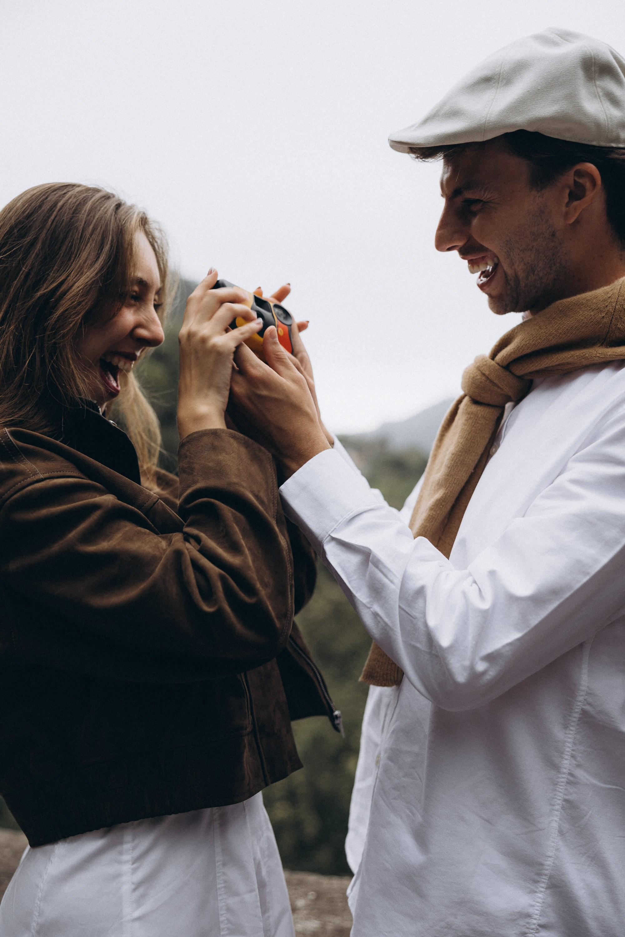 Love story on an ancient bridge in Madeira