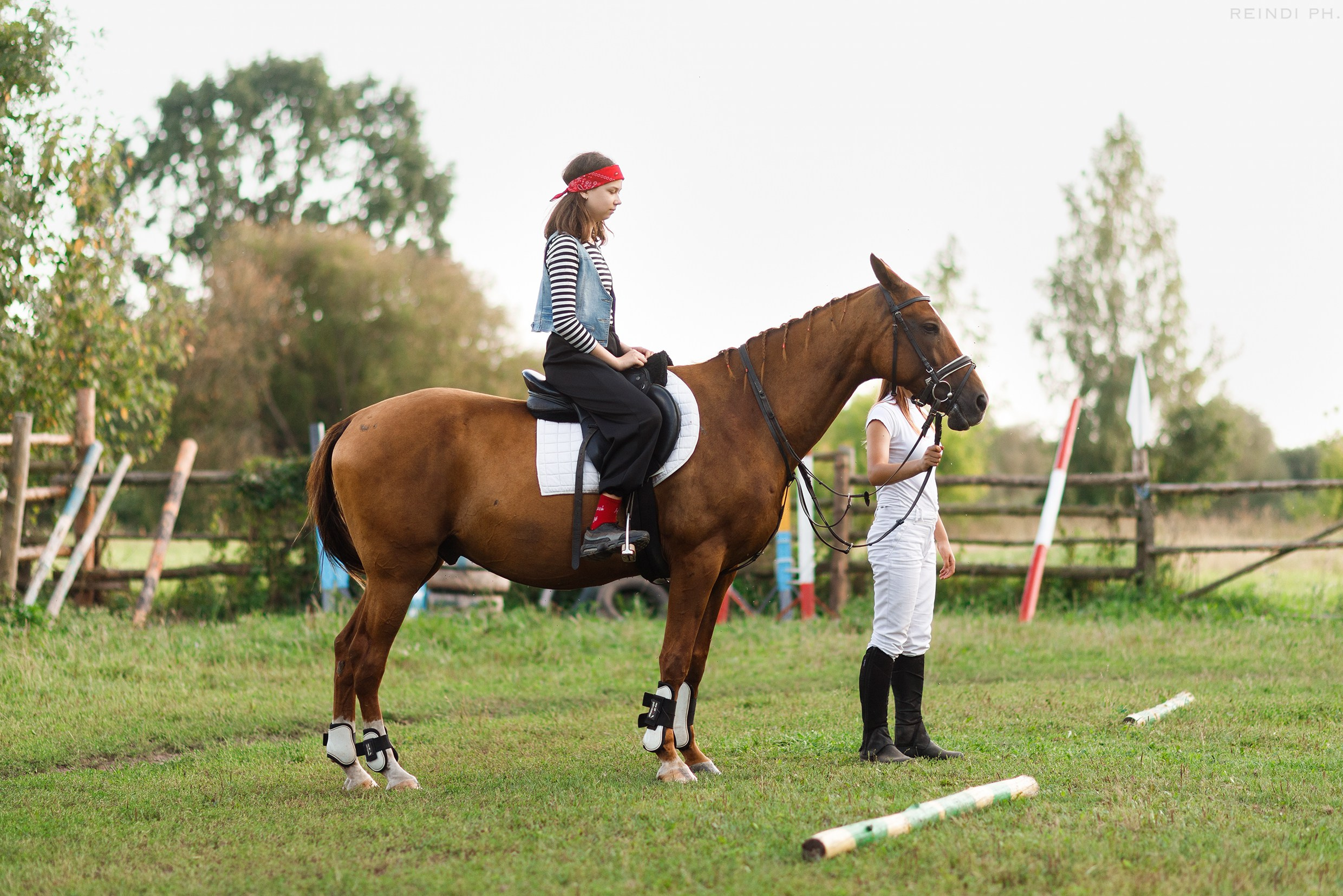 Horse show in the village. Kaja | fotograf we Wrocławiu | ludzie i psy