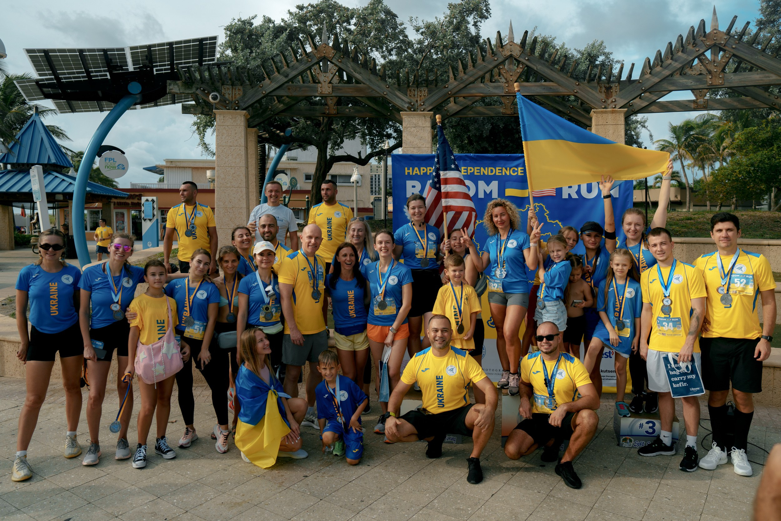 RAZOM RUN. ФОТОГРАФ ФЛОРИДА МАЙАМИ