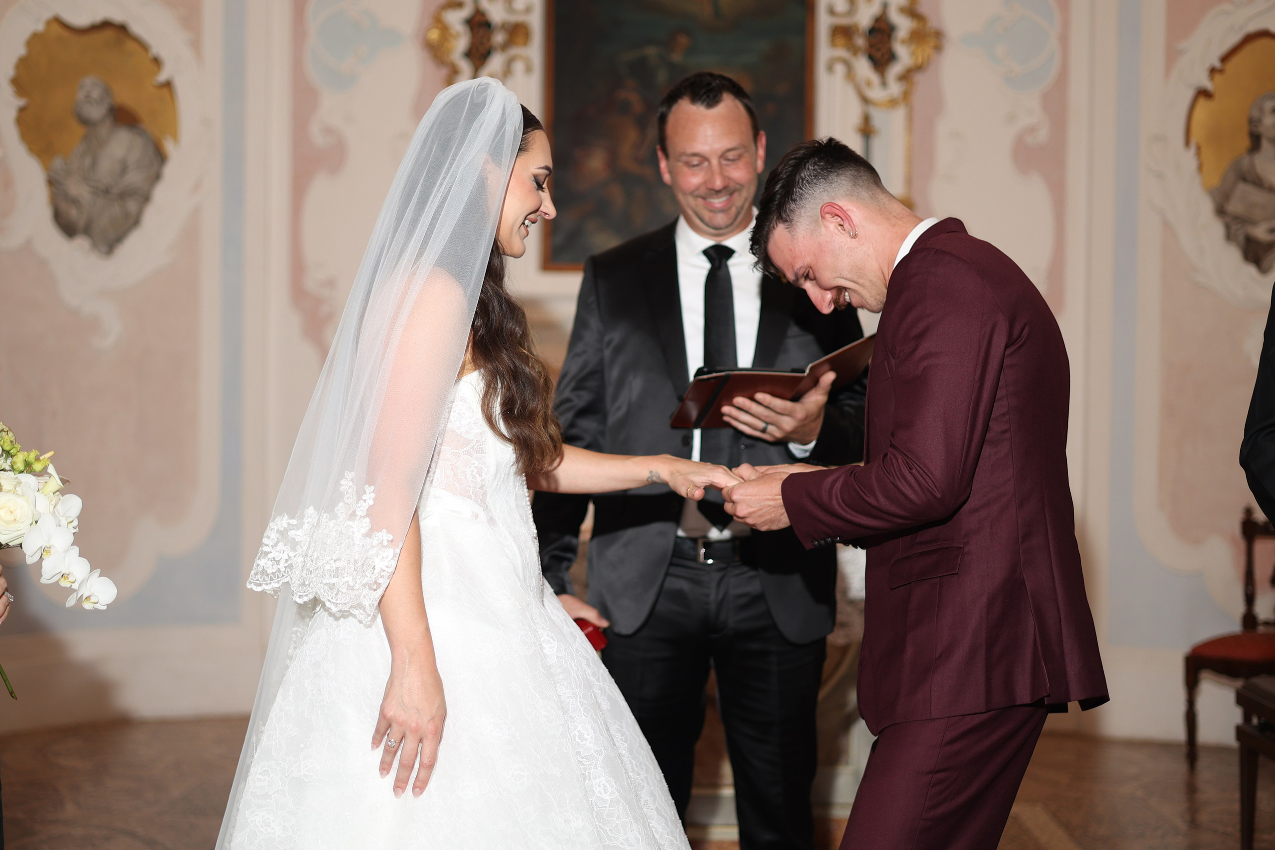 An American Wedding at CastelBrando. Photographer in Venice, Viktoria Antonova