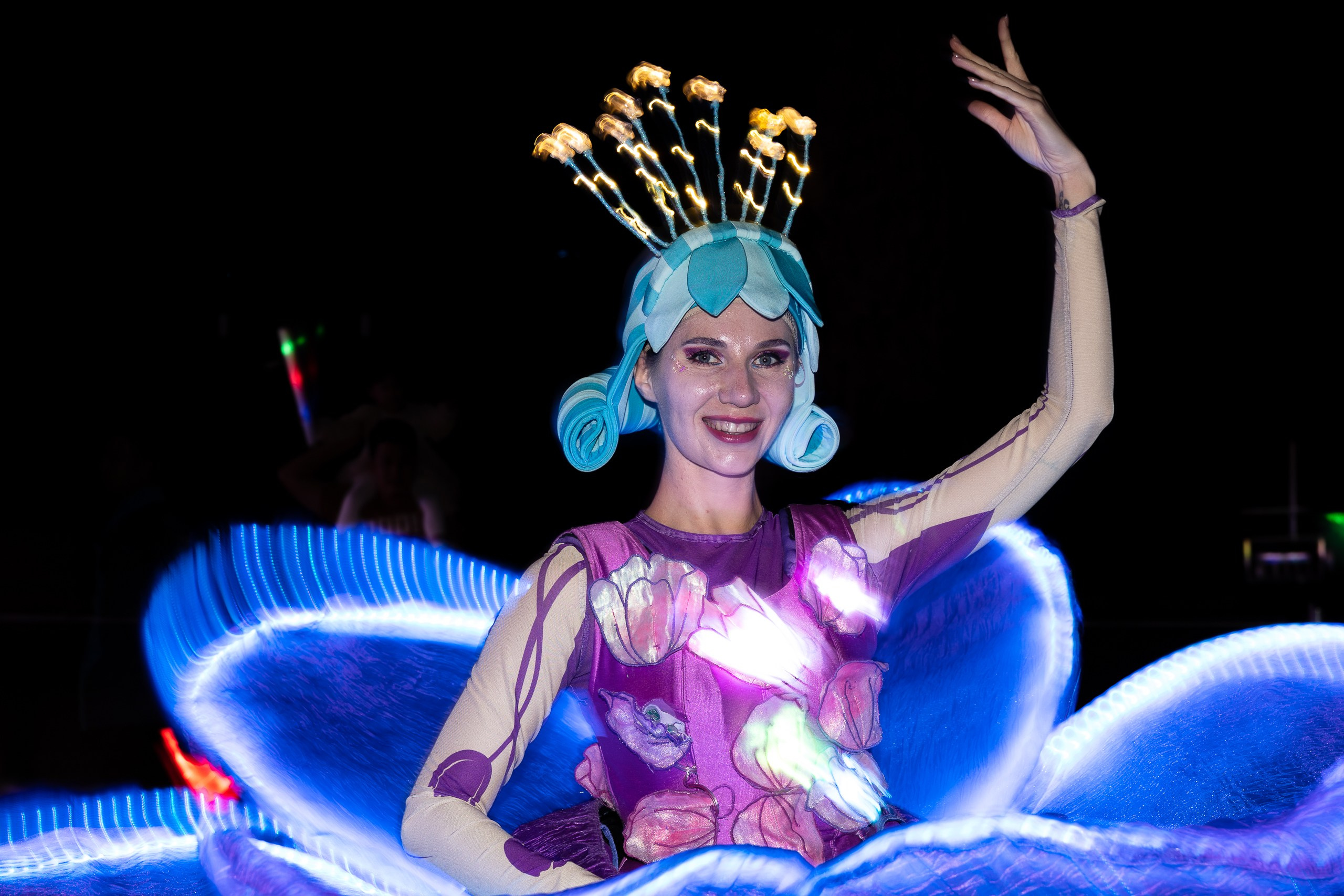 Ночной парад freezlight