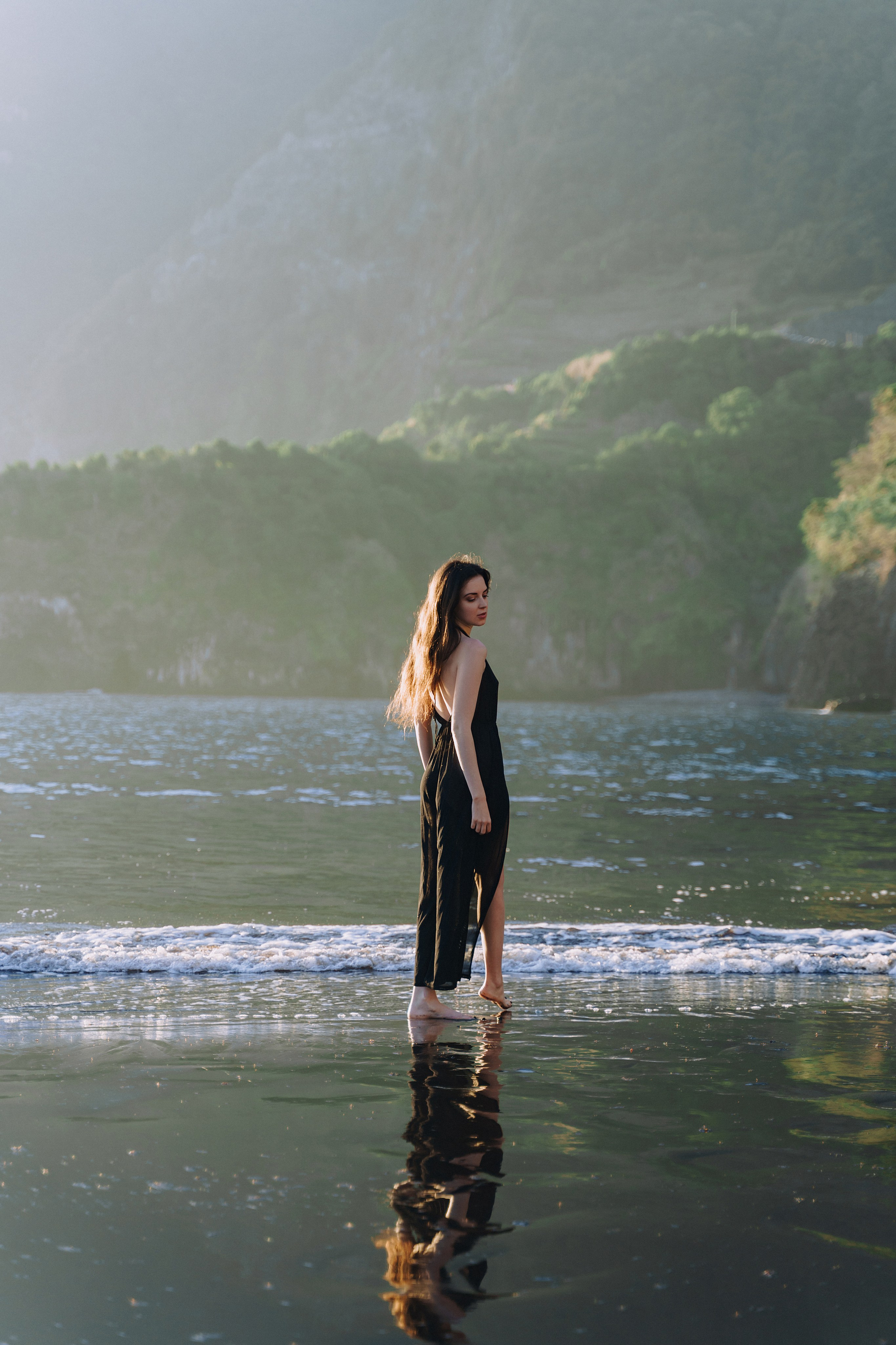 Sunrise Photoshoot with Galina at Seixal Beach | Madeira Photographer. Your photographer in Madeira