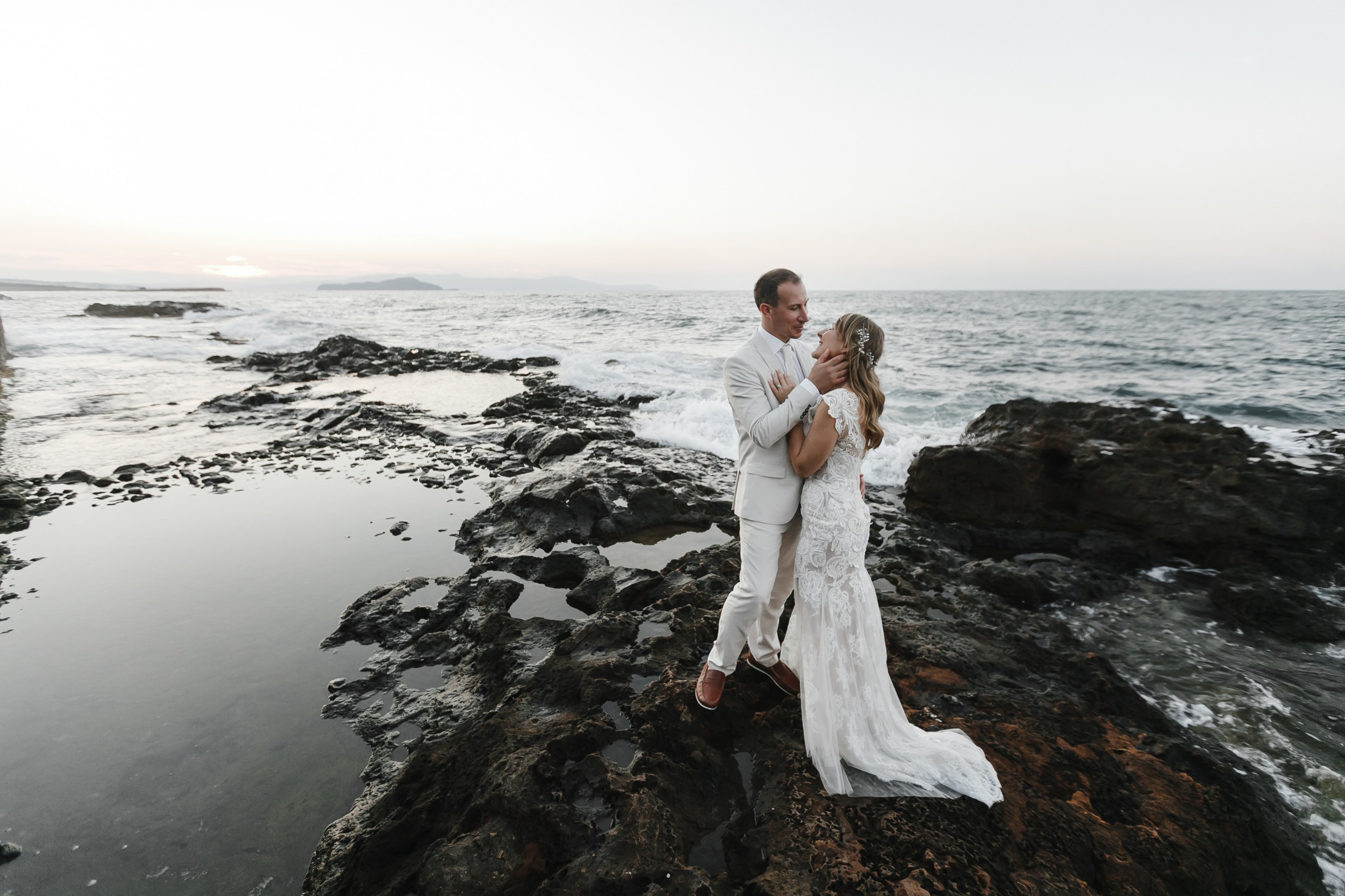 Aaron & Beata, Crete. Denny Savon — Photographer in Santorini | Weddings, Love Stories & Flying Dress