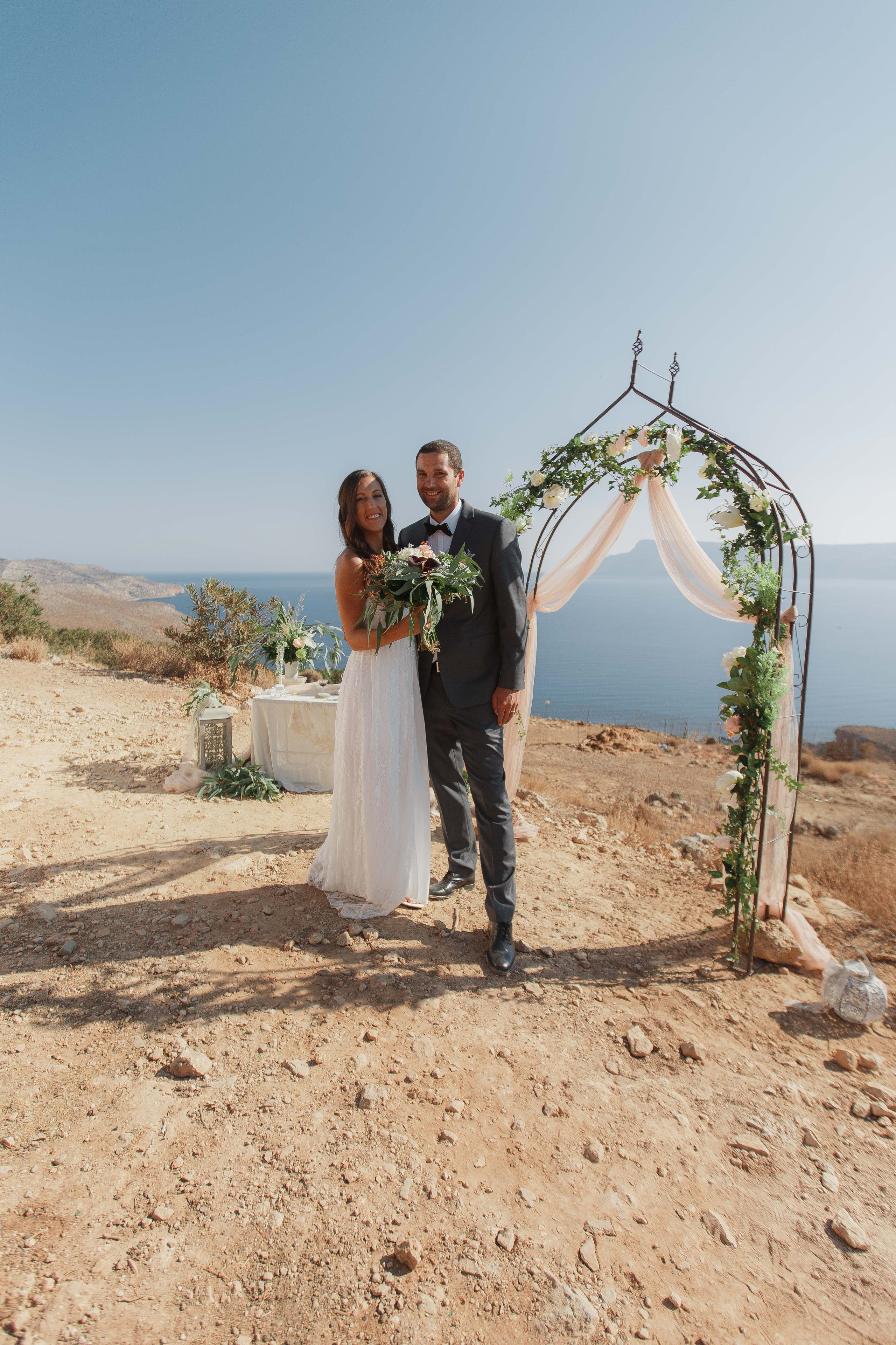 Marino & Steffi, Crete. Denny Savon — Photographer in Santorini | Weddings, Love Stories & Flying Dress