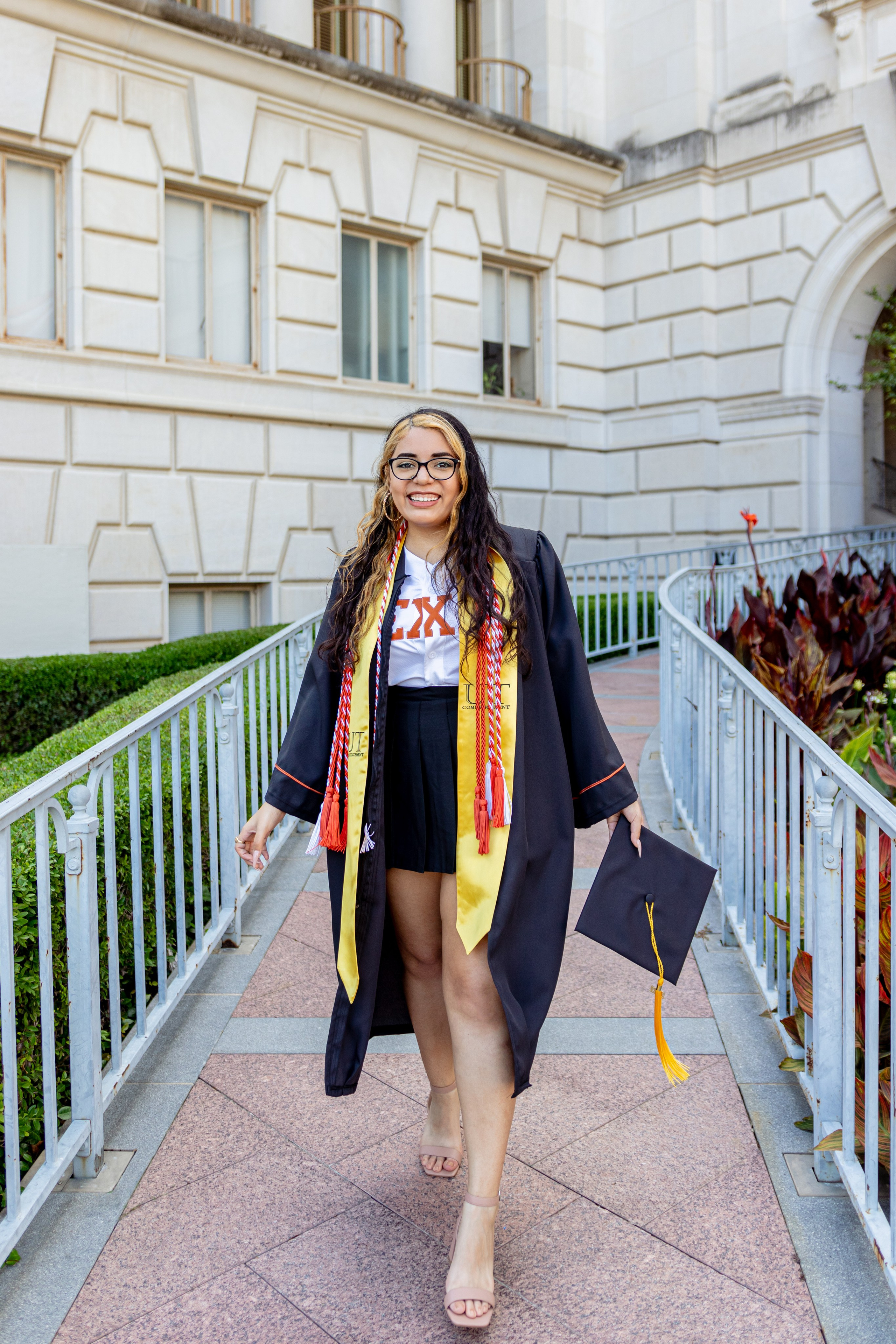 Marissa’s senior photoshoot at the University of Texas Austin