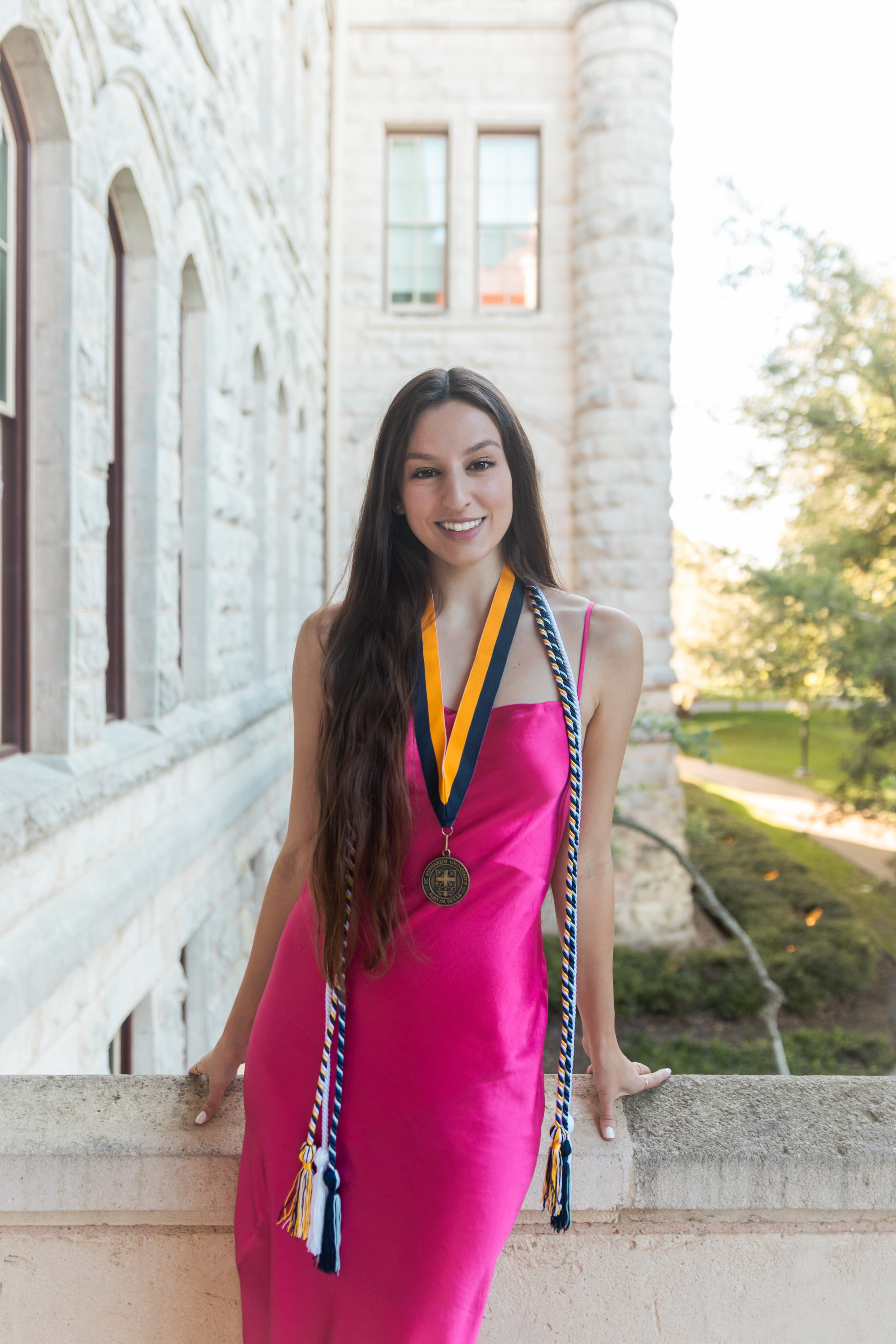 Marisa’s senior photoshoot at St. Edwards University