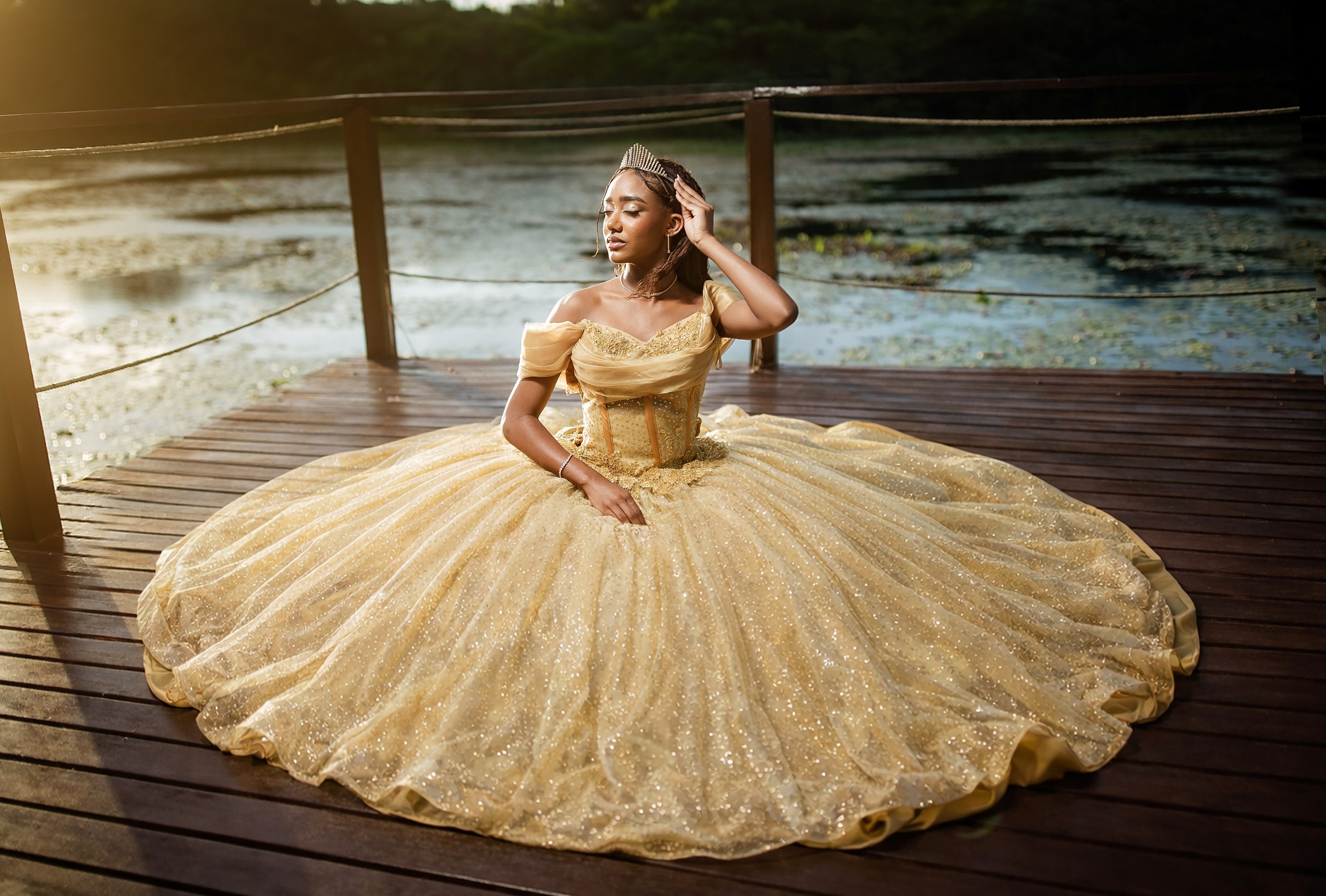 Ensaio XV anos — Yasmin (tema princesa tiana). Flavio Nunes Fotografia (Fotografo especializado em Fotografia de 15 Anos e Ensaios)