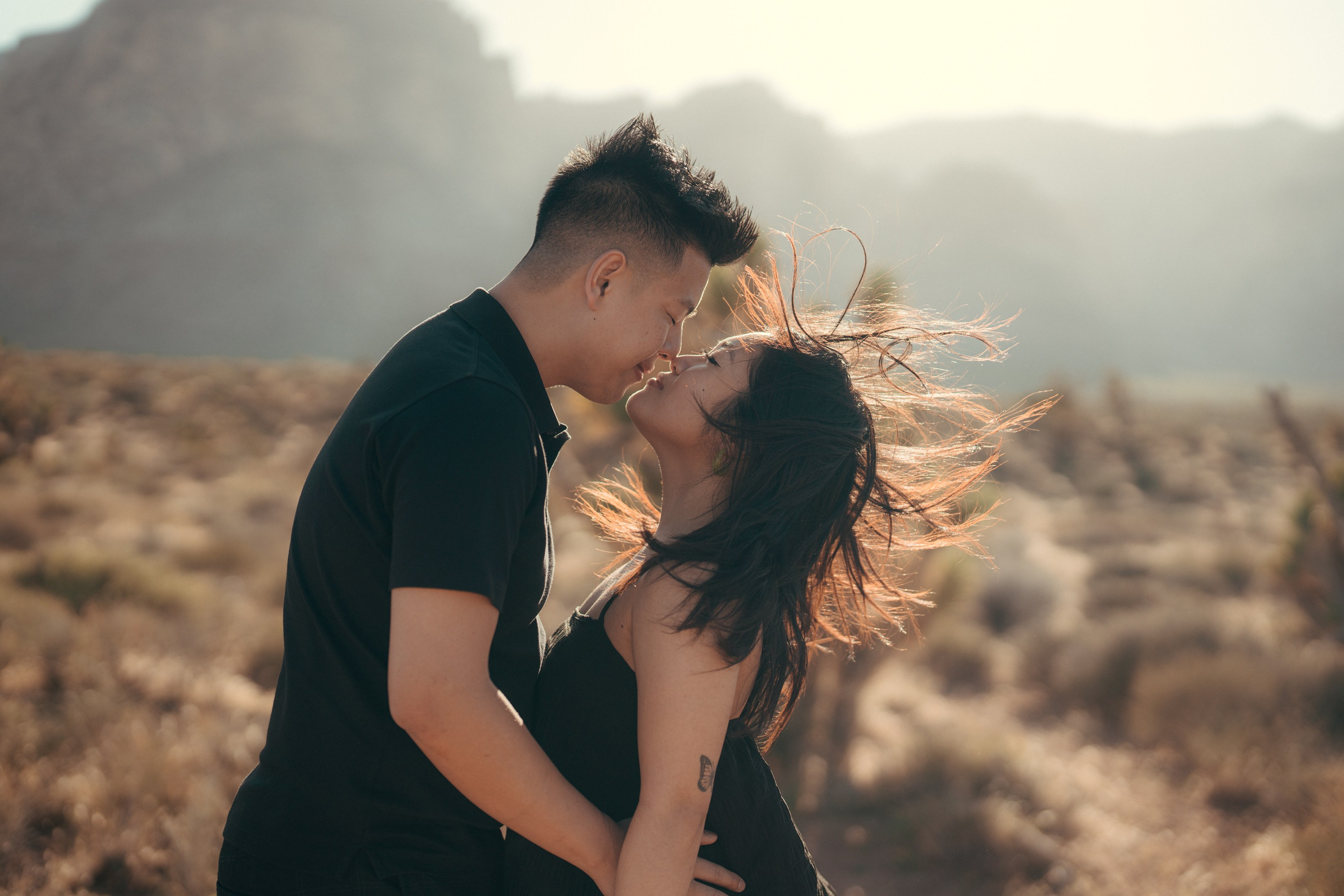 Brian&Christina. Marriage Proposal. Wedding & elopement photographer Viktoriya Kravtsov. Las Vegas