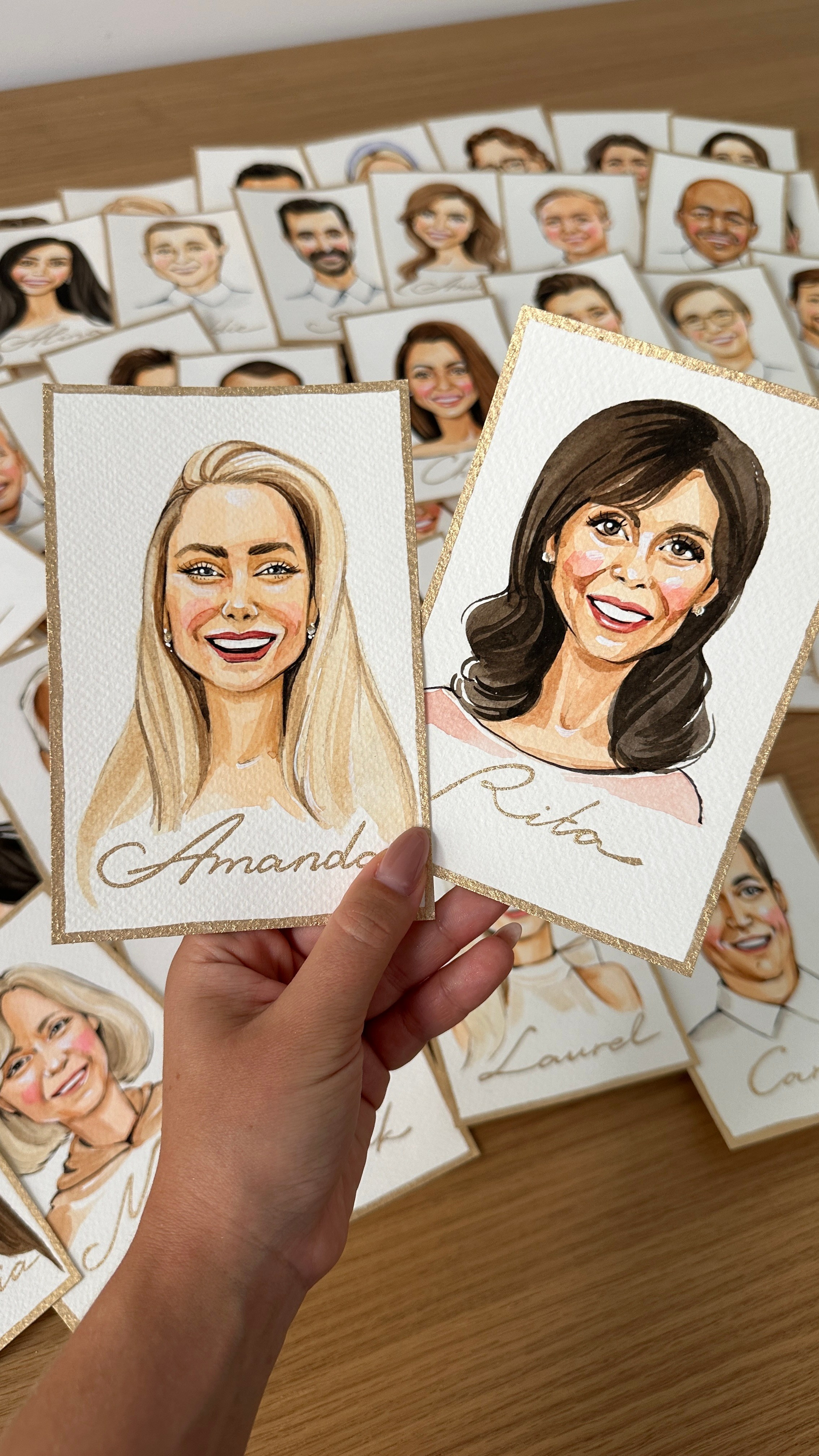 Wedding Seatings Cards. InnaIllustrator