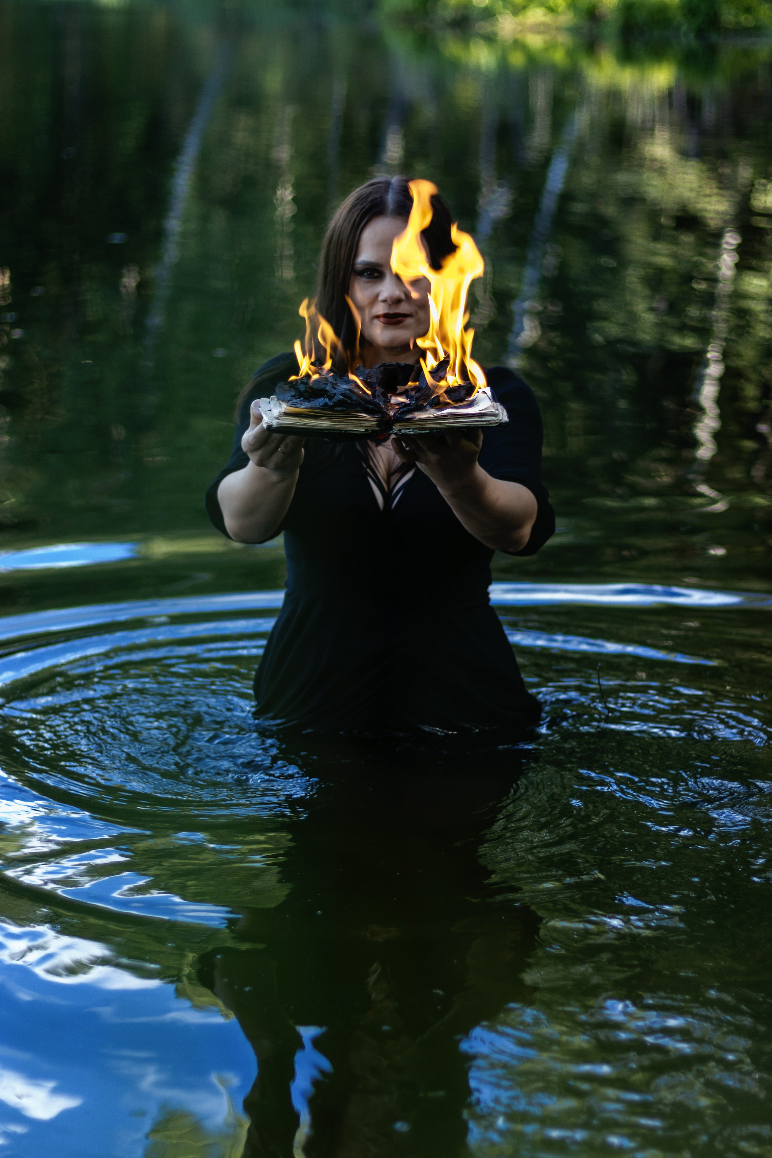 Фотосессия ведьма в лесу. Фотограф / Даугавпилс