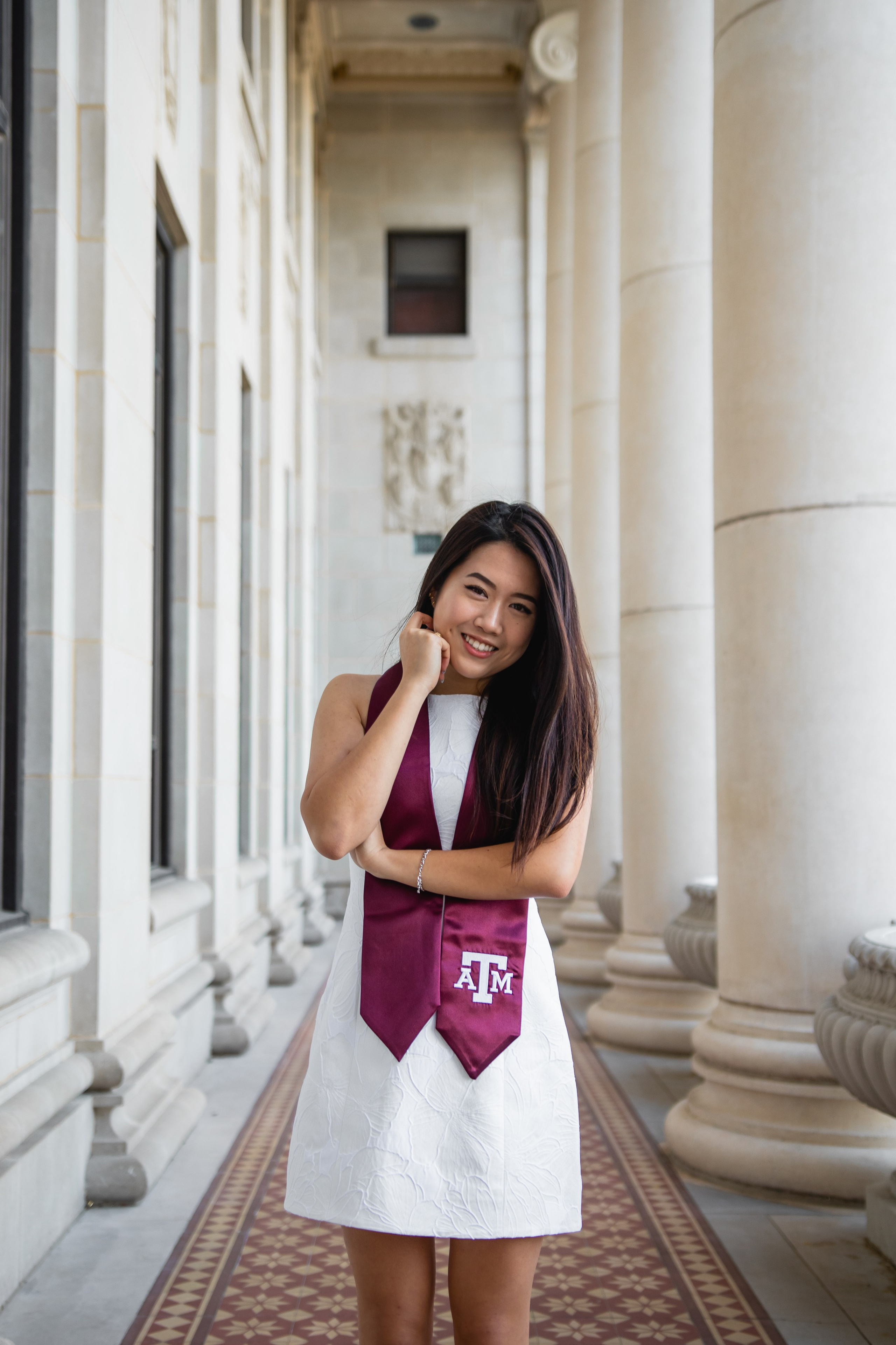 Kelly's senior photoshoot at Texas A&M University