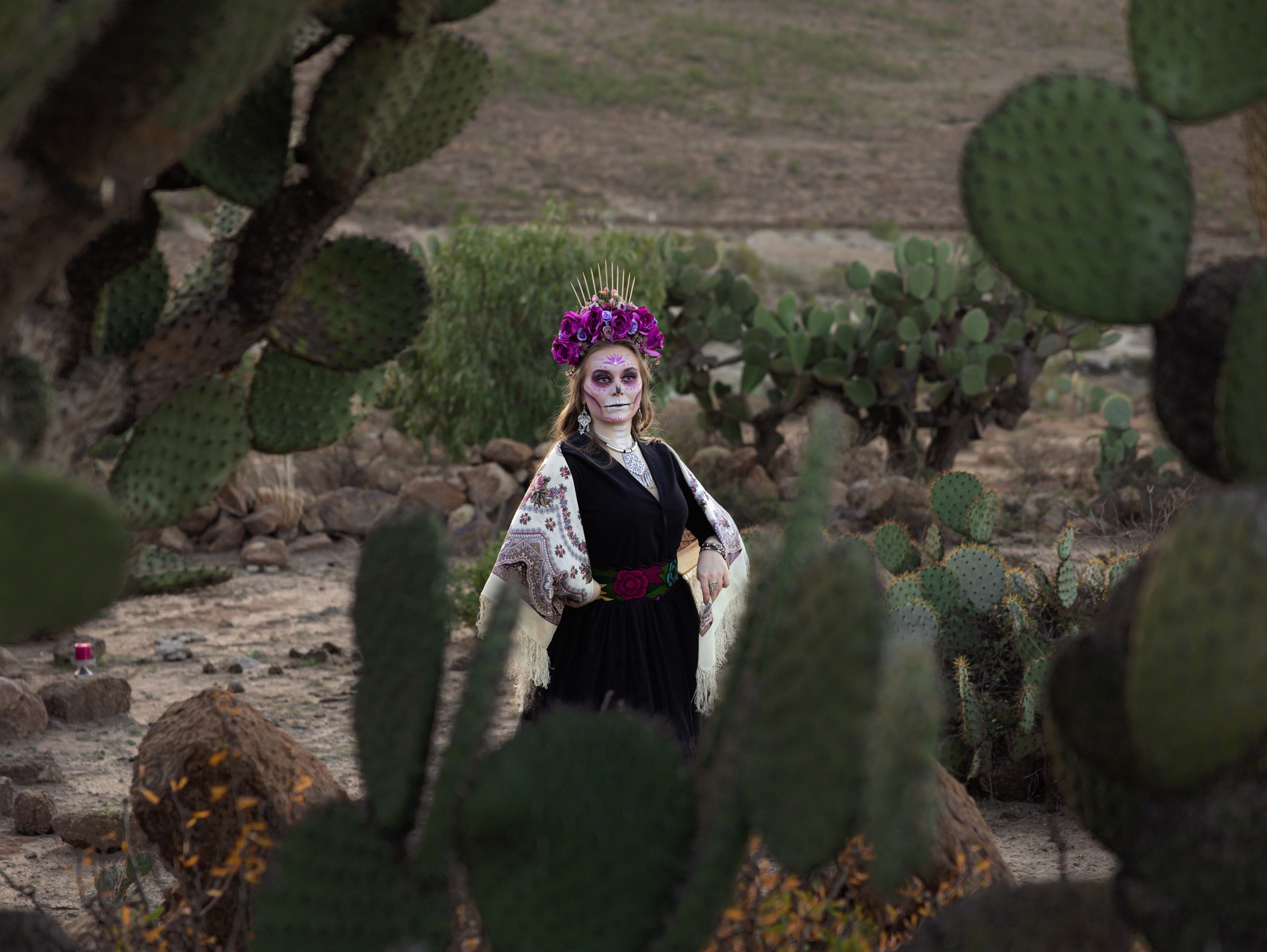La Catrina | Solo Portrait. Lifestyle and Family Photographer in Pisek Oxana Telupilova