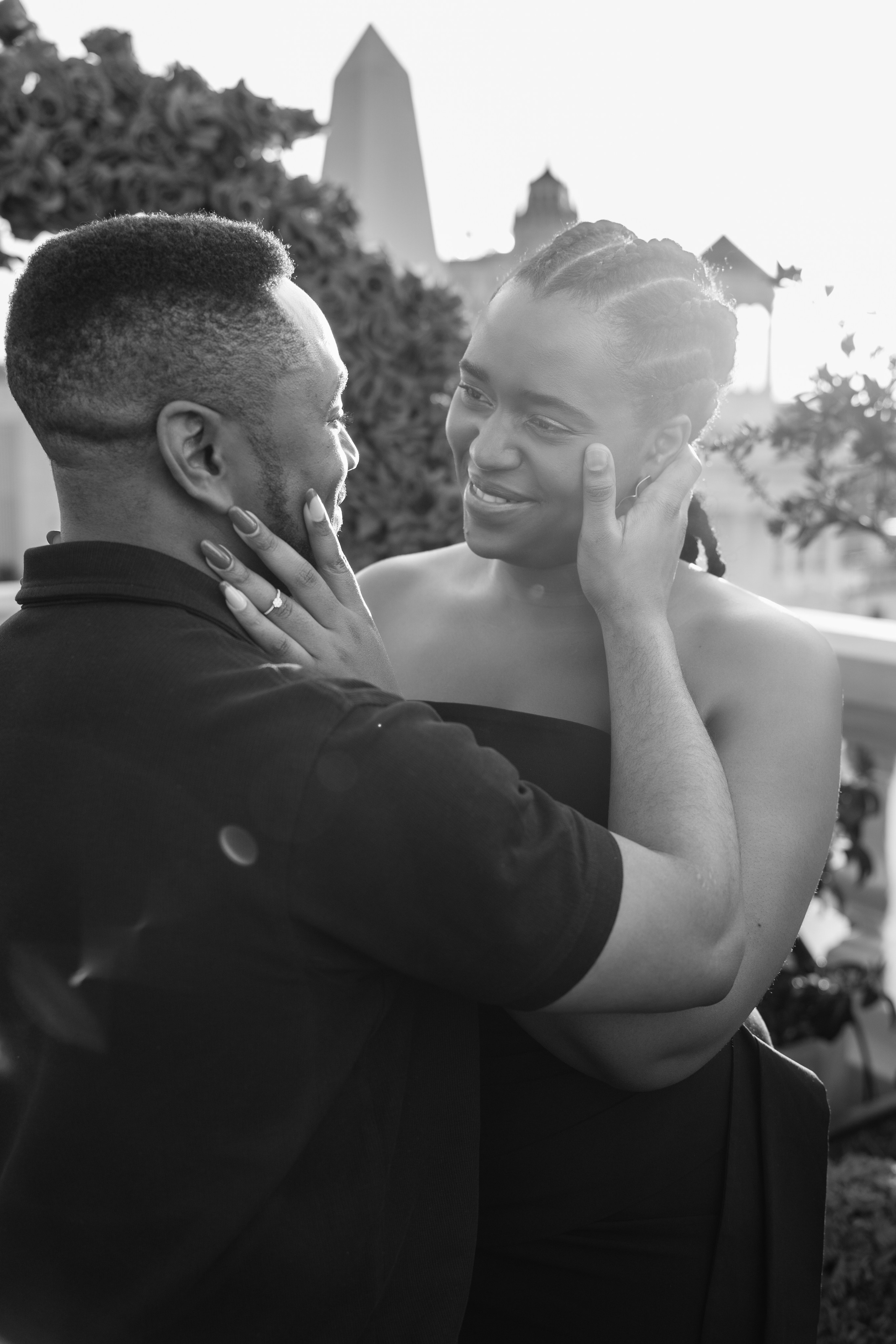 Surprise proposal at the rooftop. Фотограф в Мадриде Алена Белянинова