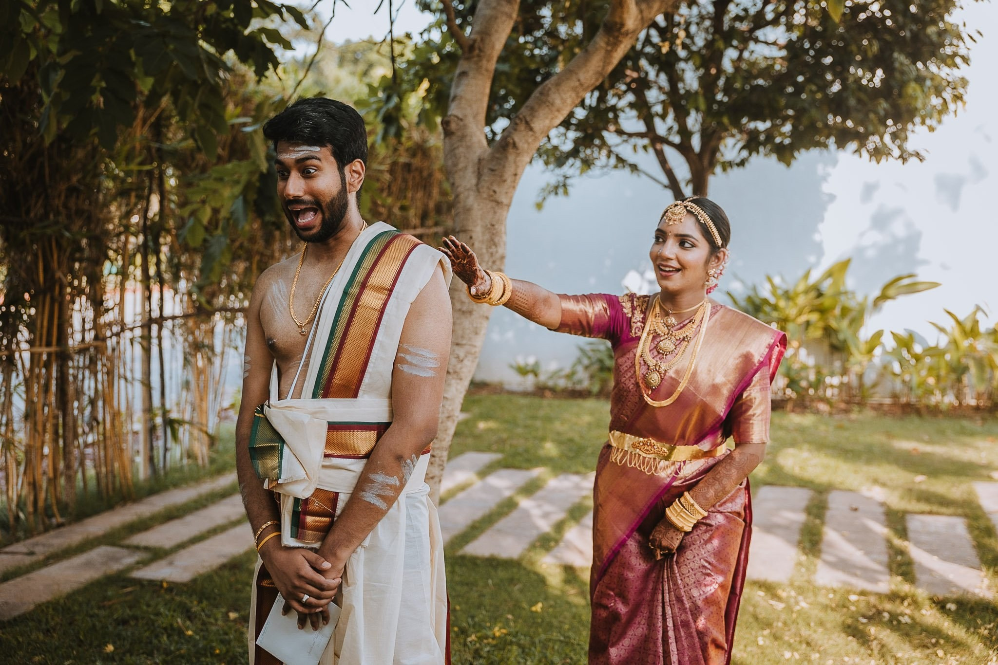 Candid TamBrahm Wedding Photography: Four Points by Sheraton Mahabalipuram