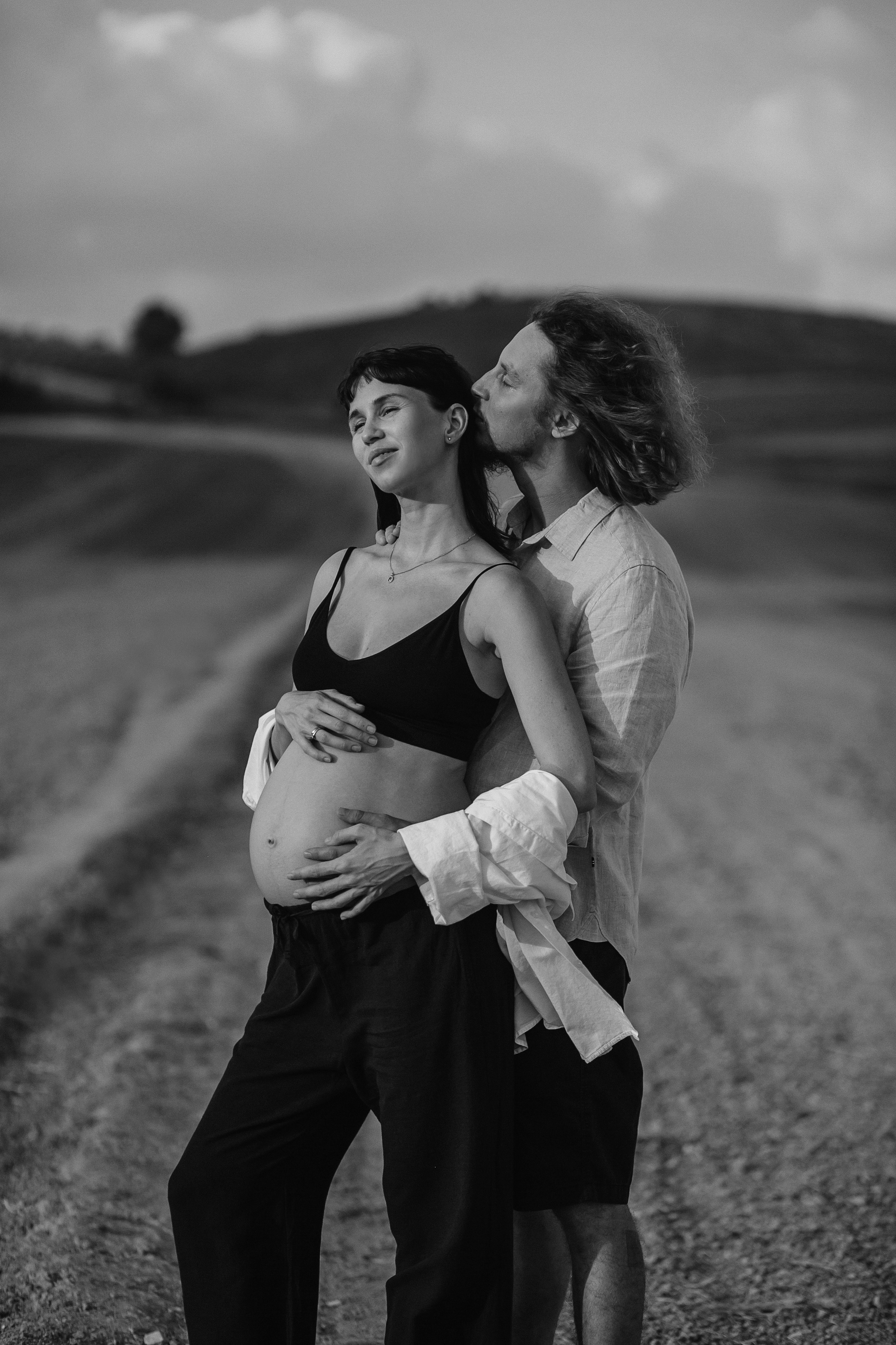 Kiryat Tivon field. Family photographer in Israel