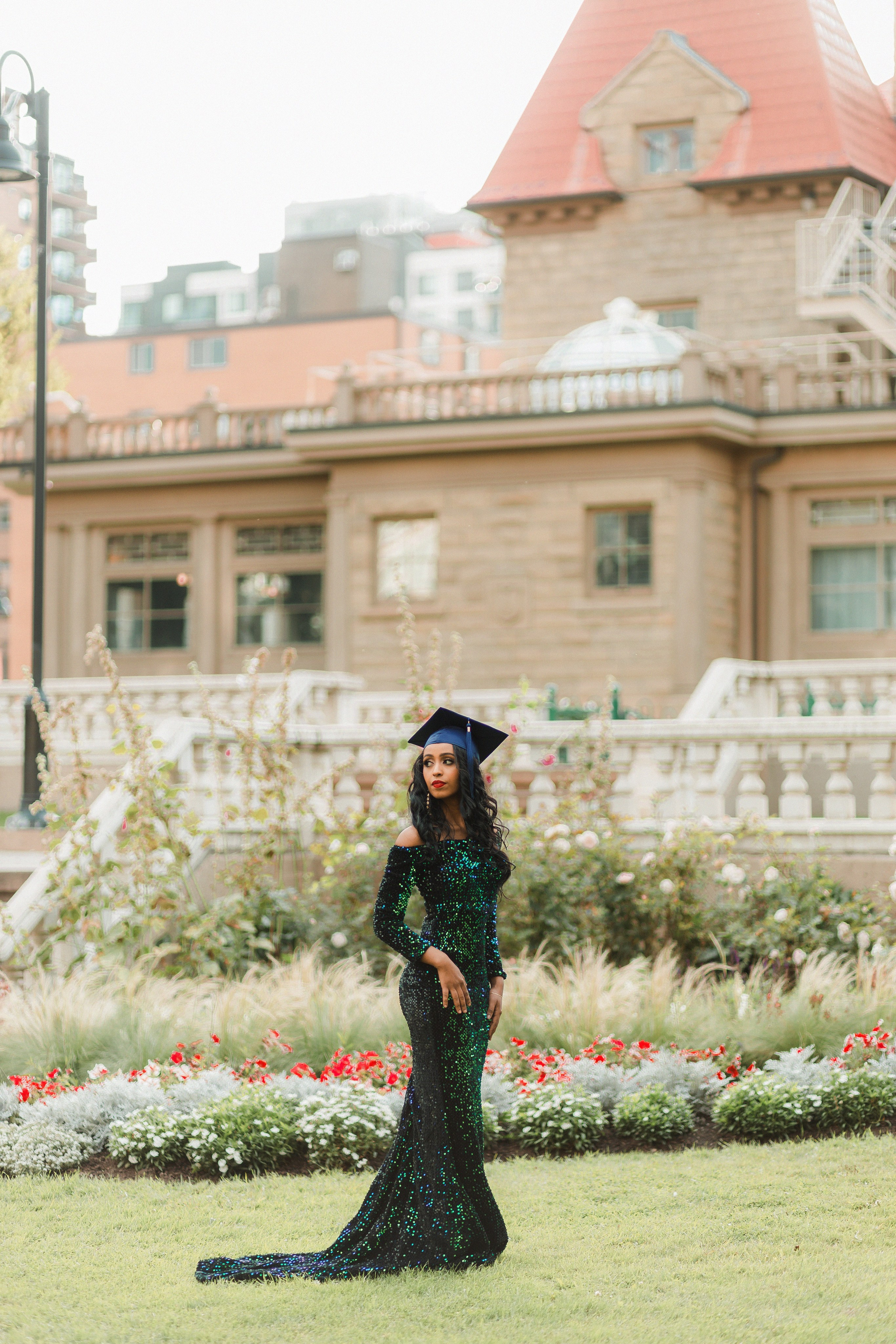 Graduation photos. Home