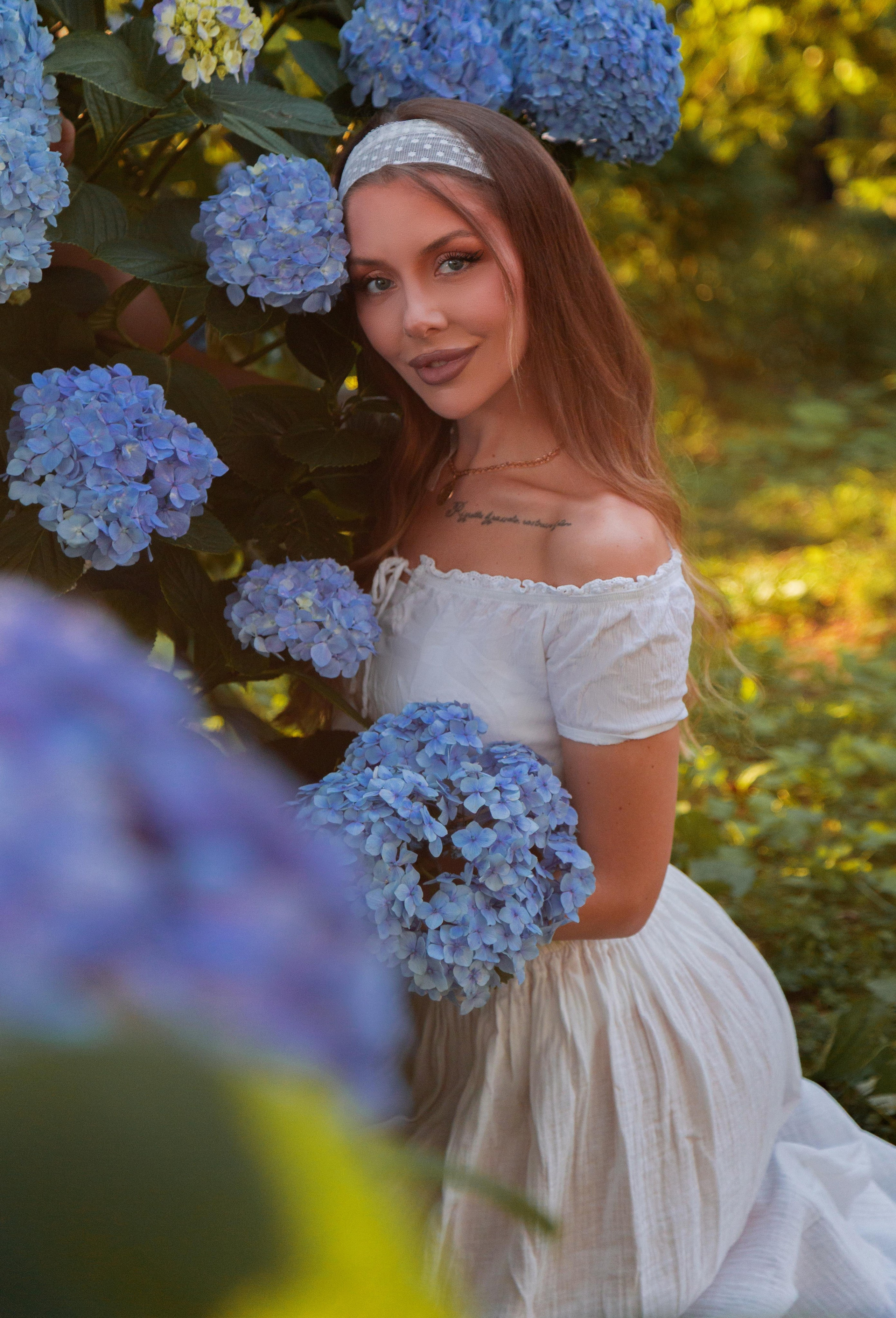 ბუნებაში. Female photographer Julia Kivi