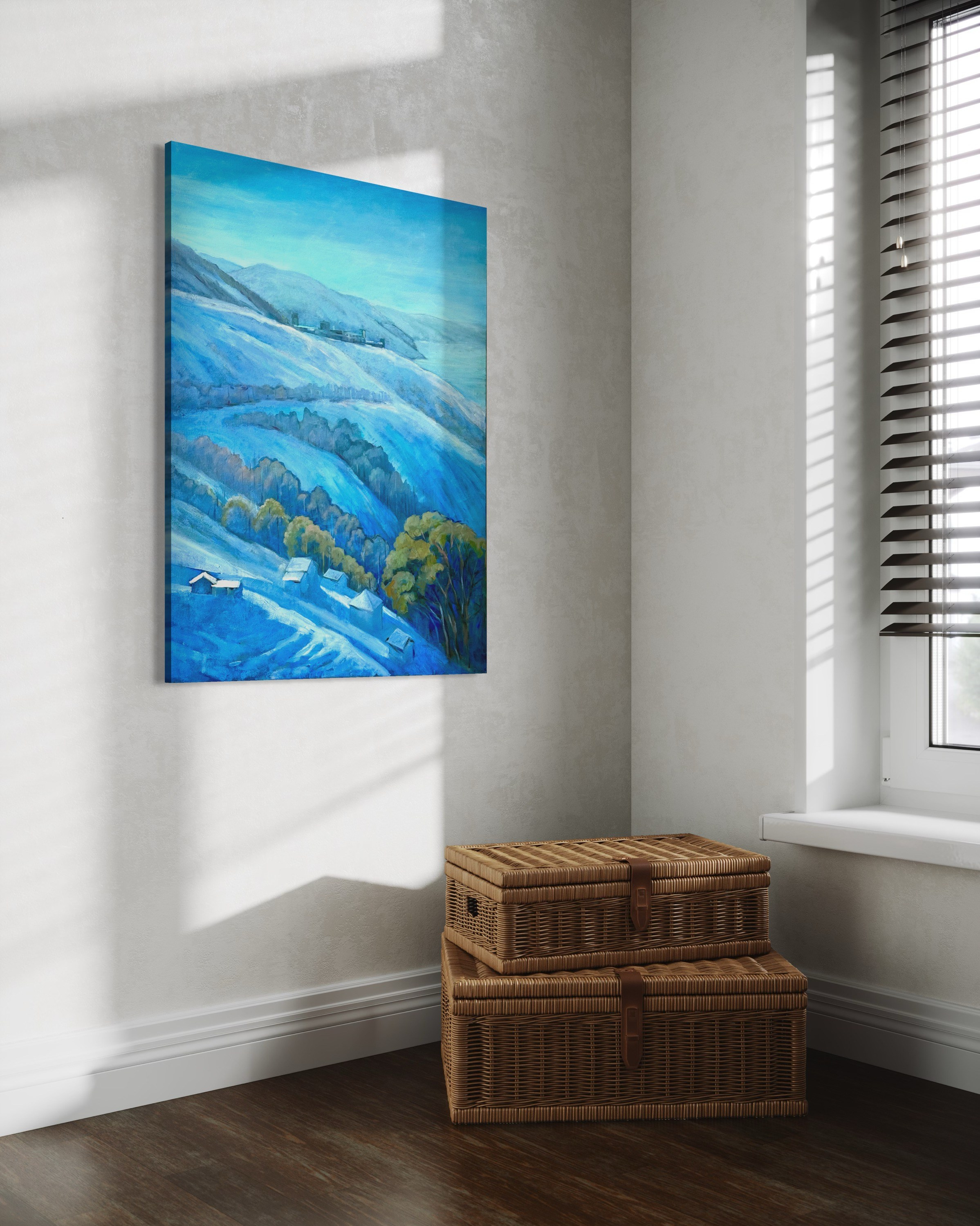 «View of Sarpi». Художник живописец Савелова Ольга