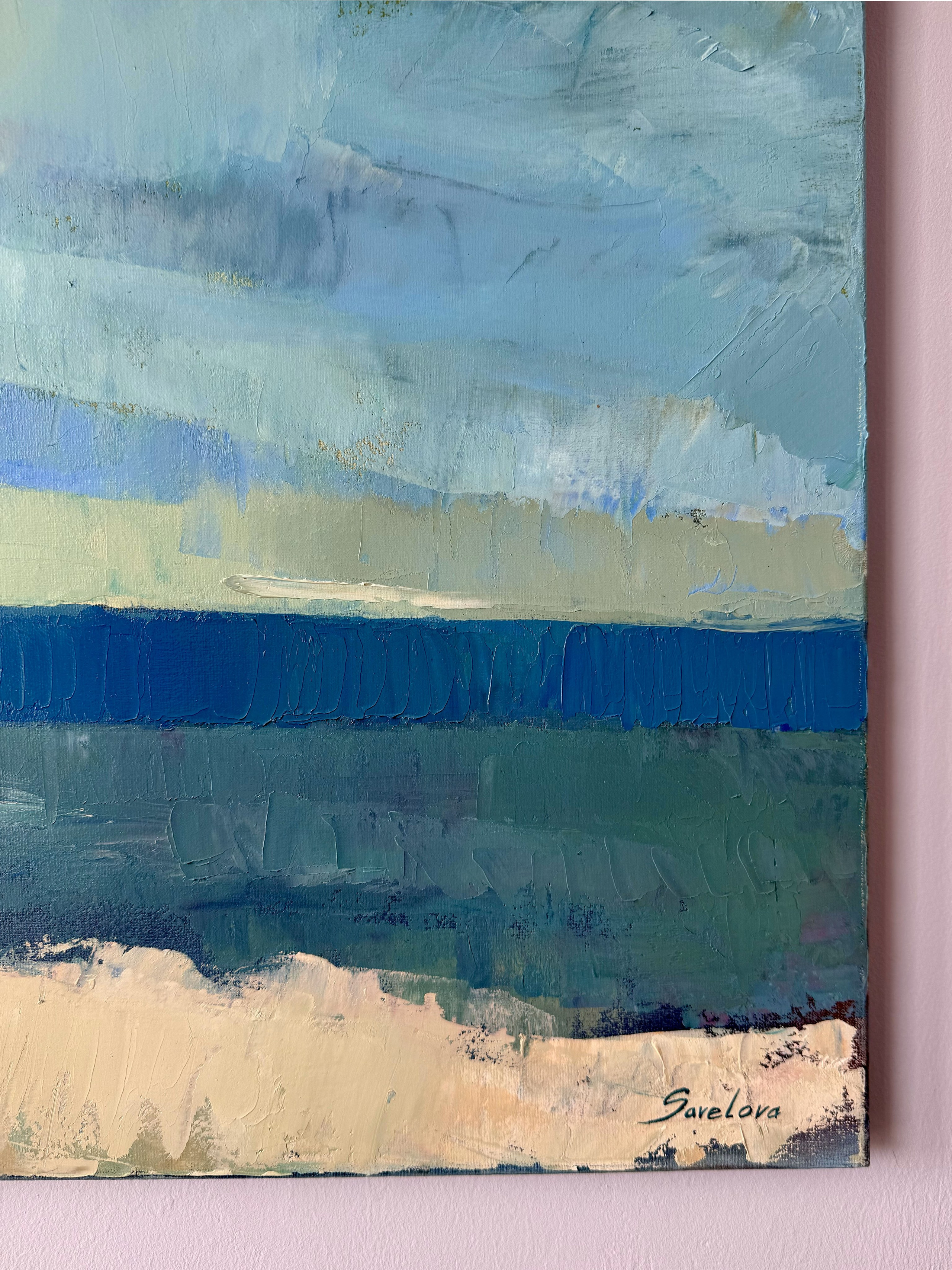 «Sea ​​today». Художник живописец Савелова Ольга