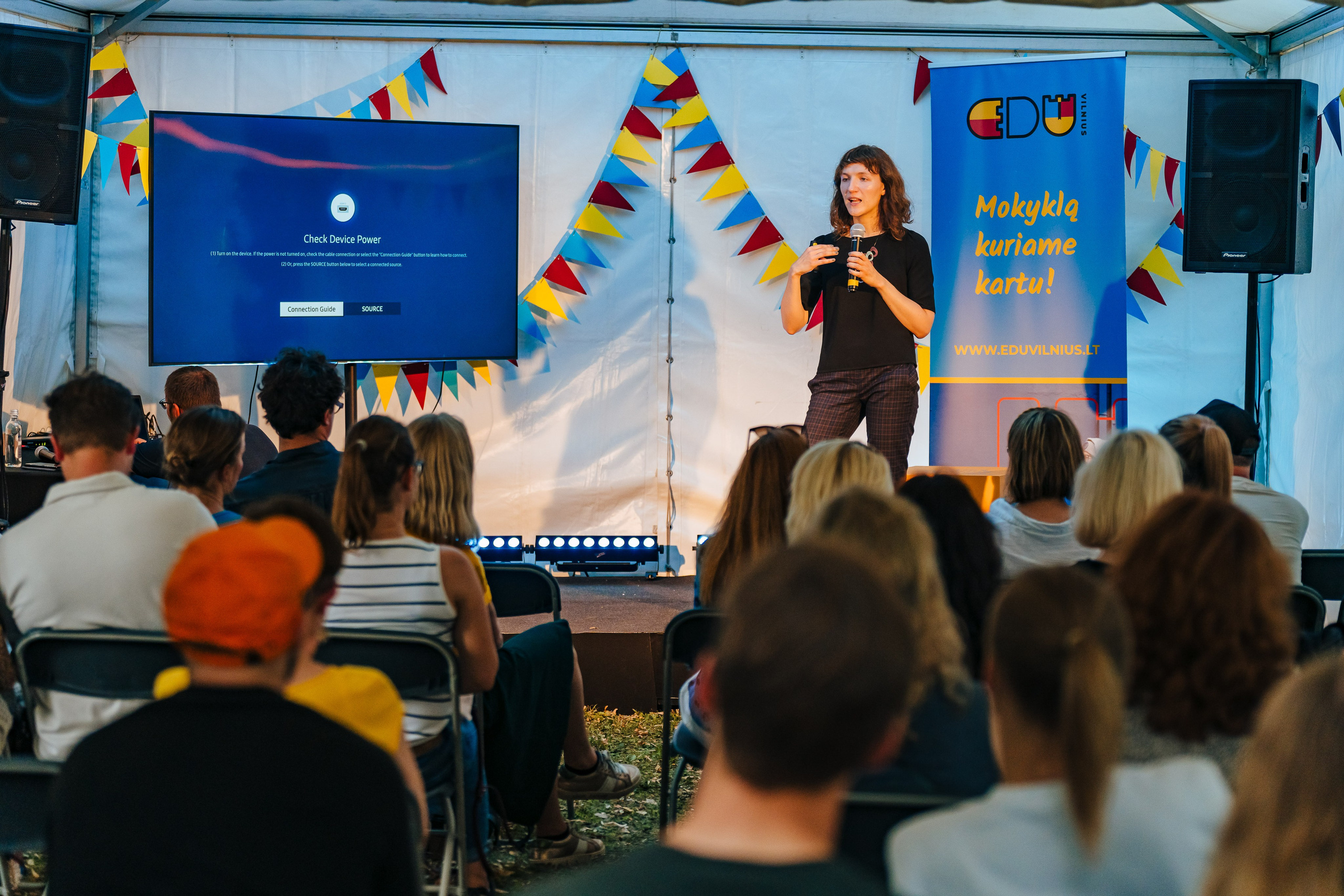 EDU Vilnius diskusijų festivalyje “Būtent!”. OnePIXEL