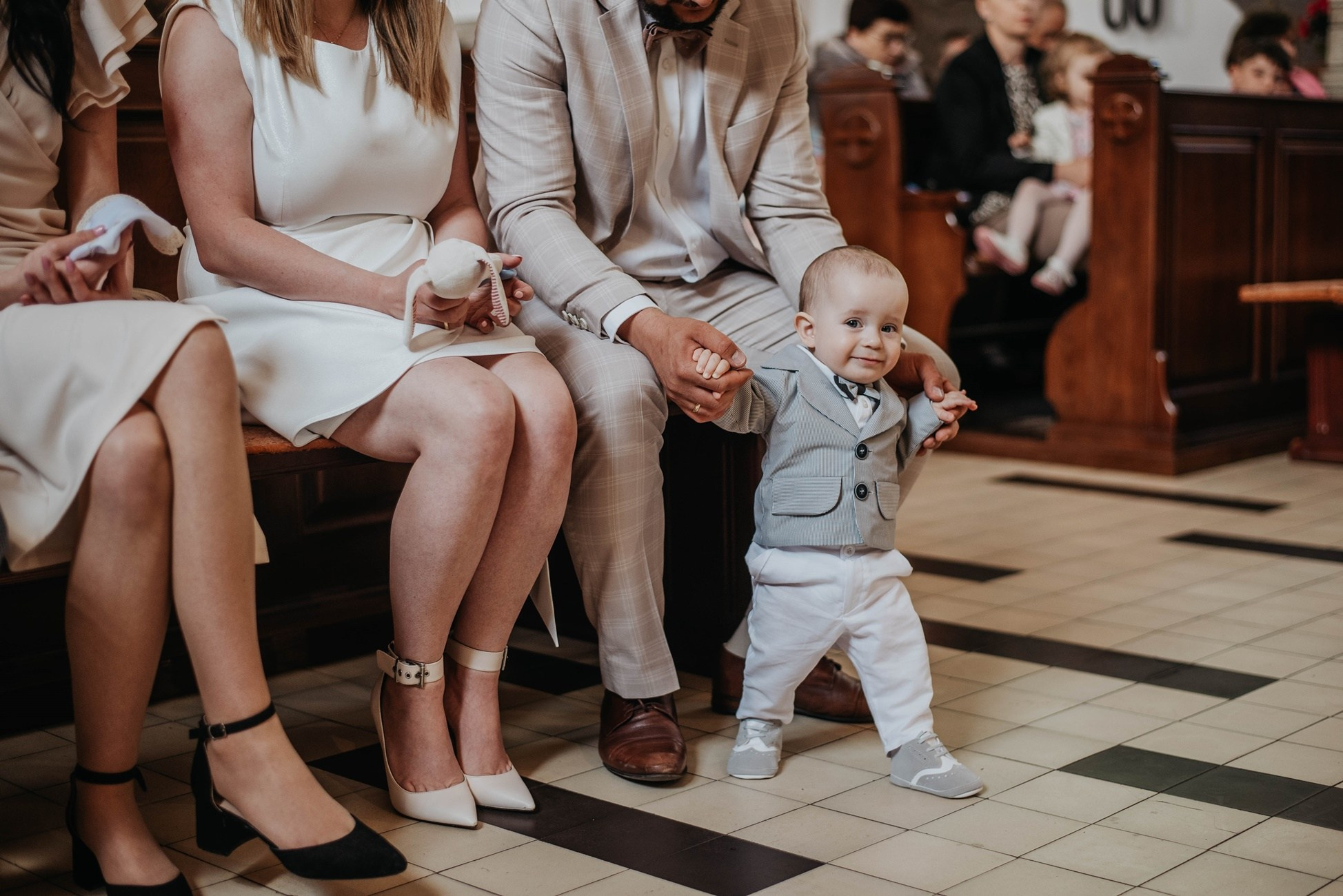 Chrzest Święty Leosia. Dominika Strachacka Fotografia | Fotograf ślubny i rodzinny Opole Lubelskie Lublin