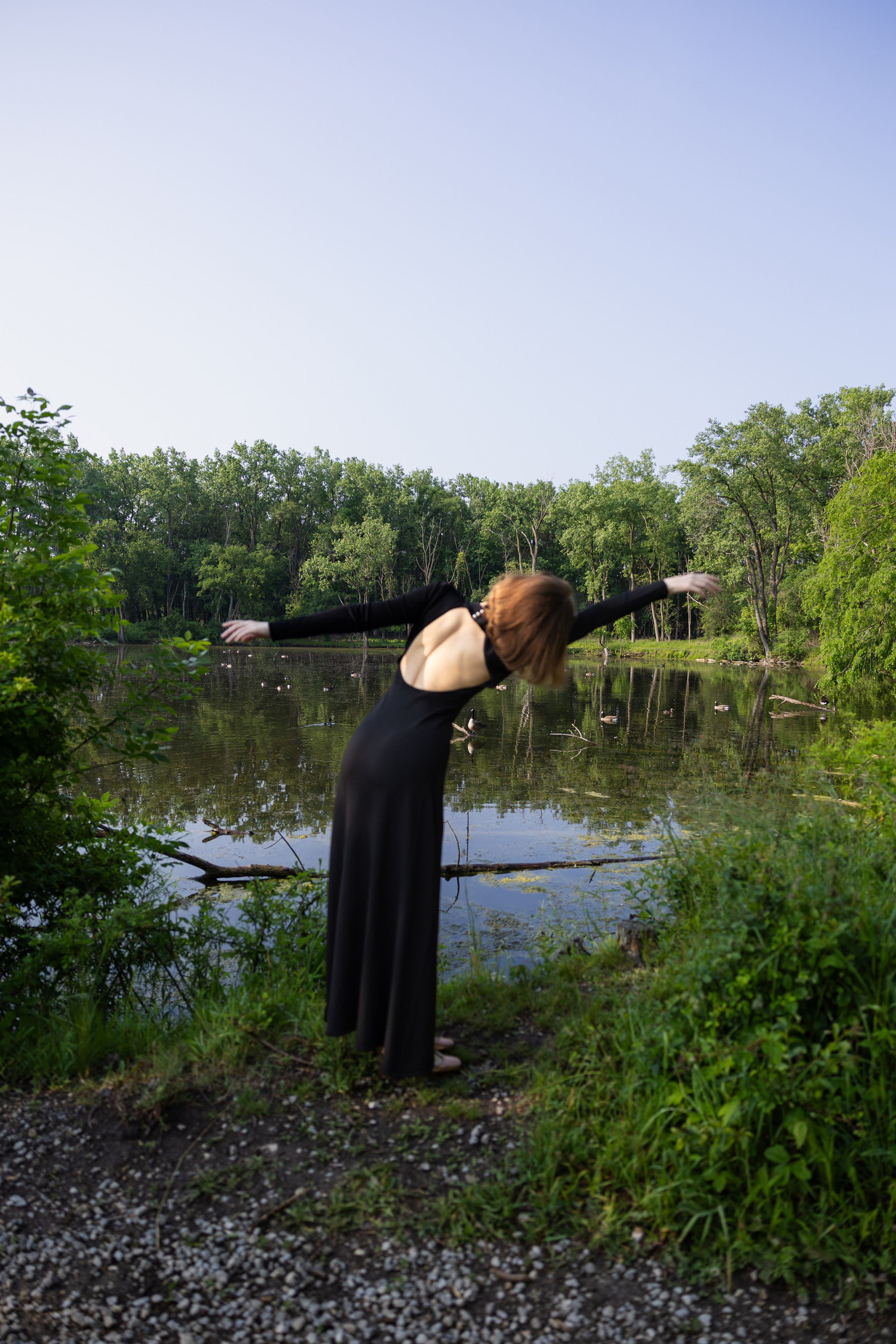 Morning lagoons for Anastasiya. Family Lifestyle Photography